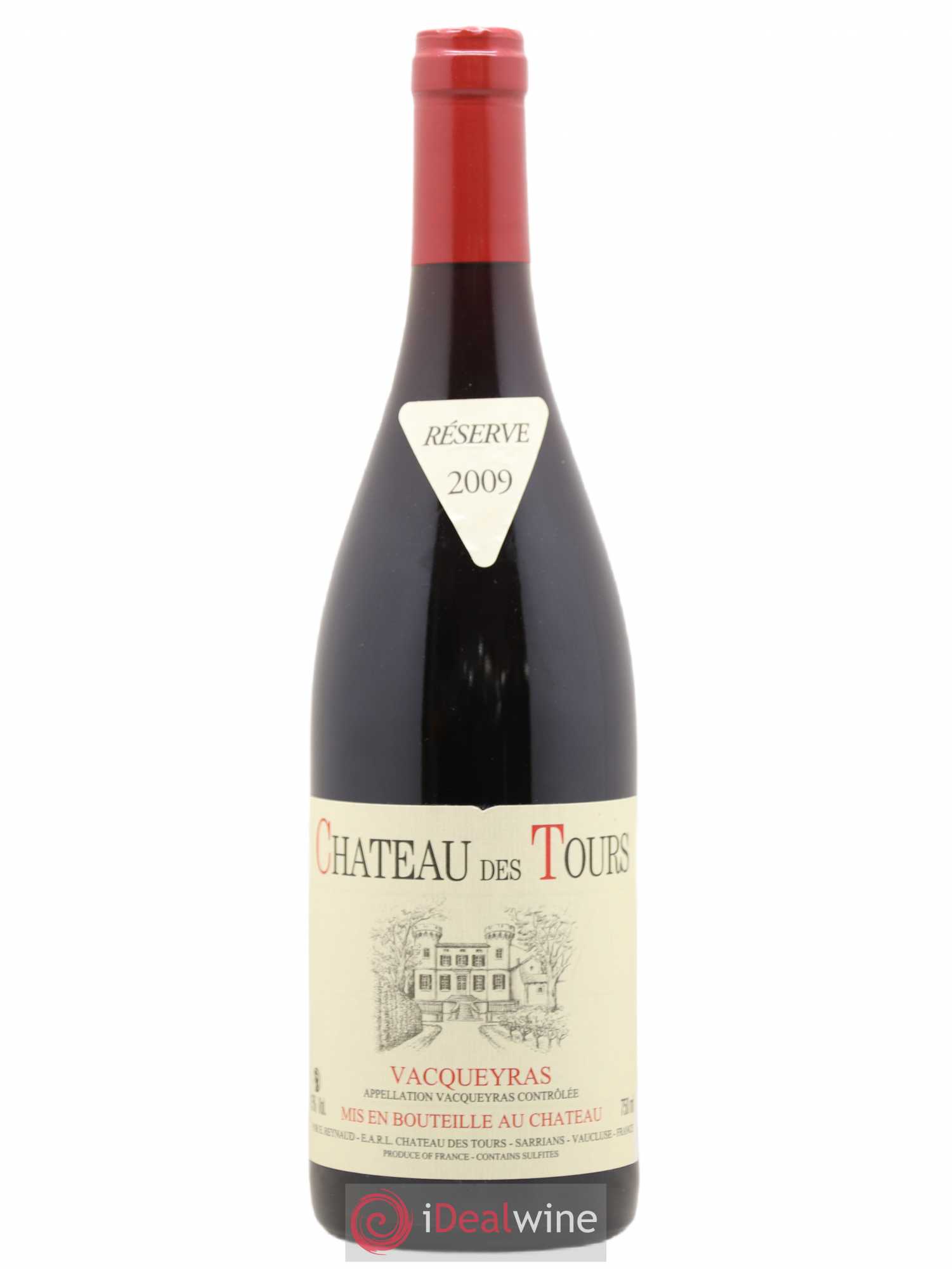 Vacqueyras Château des Tours Emmanuel Reynaud 2009 - Lot de 1 bouteille - 0