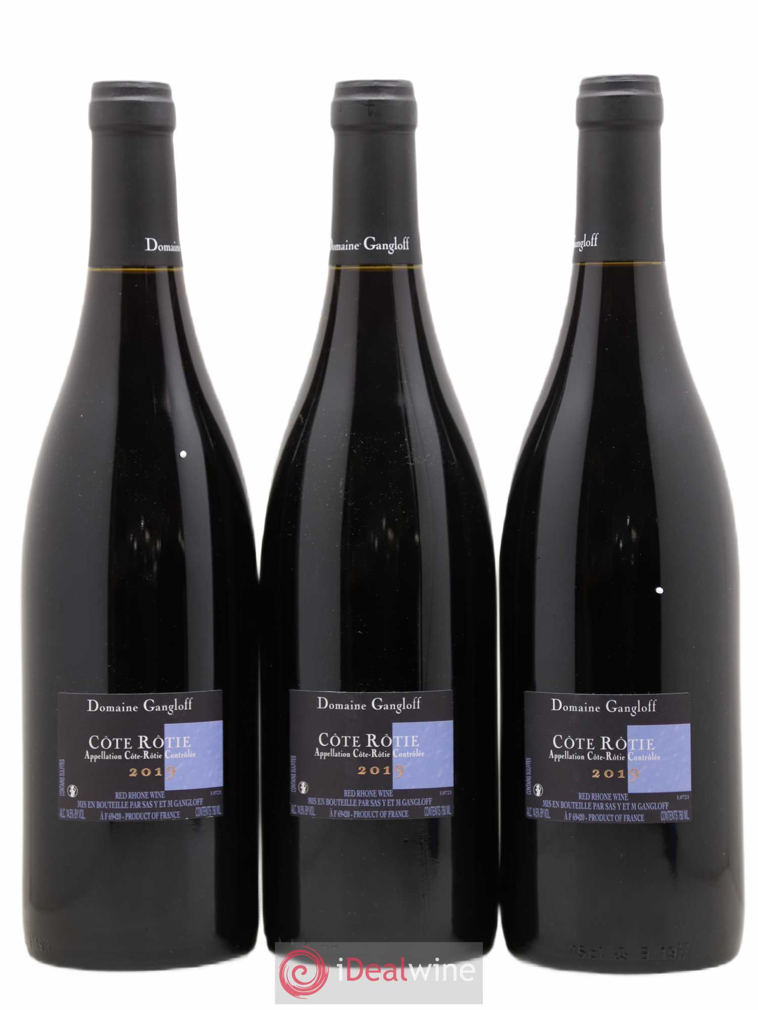 Côte-Rôtie La Barbarine Gangloff (Domaine) 2019 - Lot de 3 bouteilles - 1