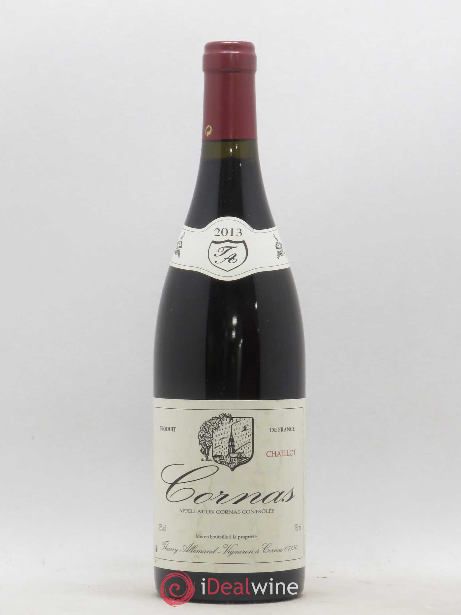 Cornas Chaillot Thierry Allemand 2013 - Lot de 1 bouteille - 0