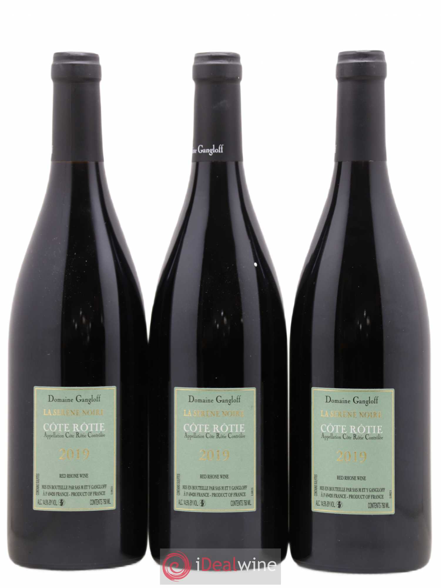 Côte-Rôtie La Sereine Noire Gangloff (Domaine) 2019 - Lot de 3 bouteilles - 1