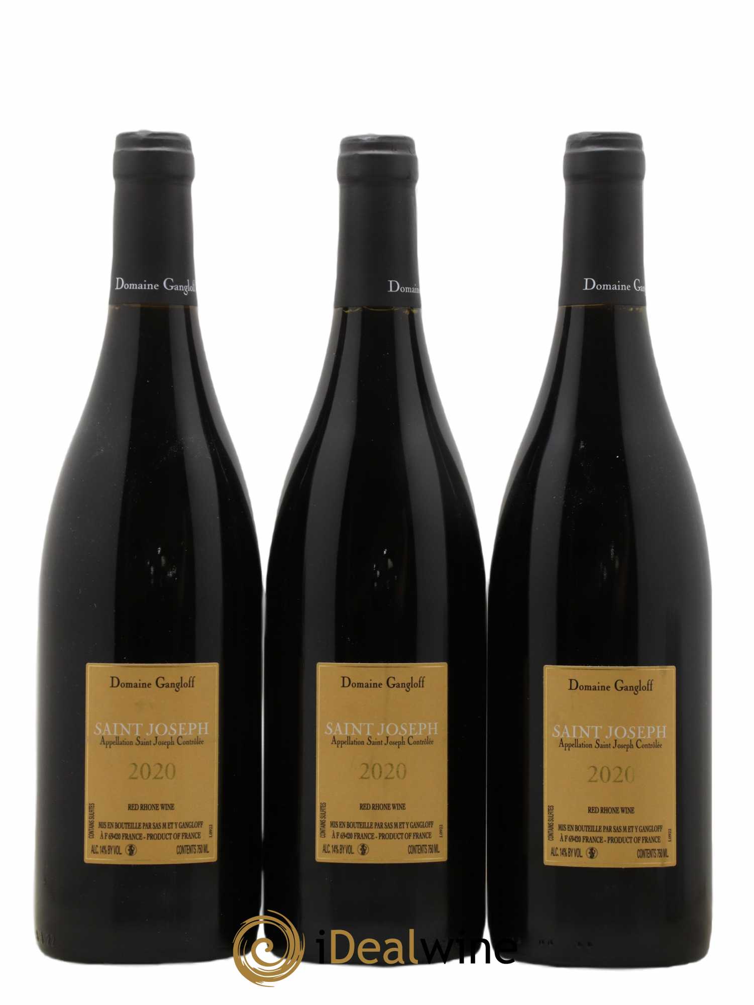 Saint-Joseph Gangloff (Domaine) 2020 - Lot de 3 bouteilles - 1