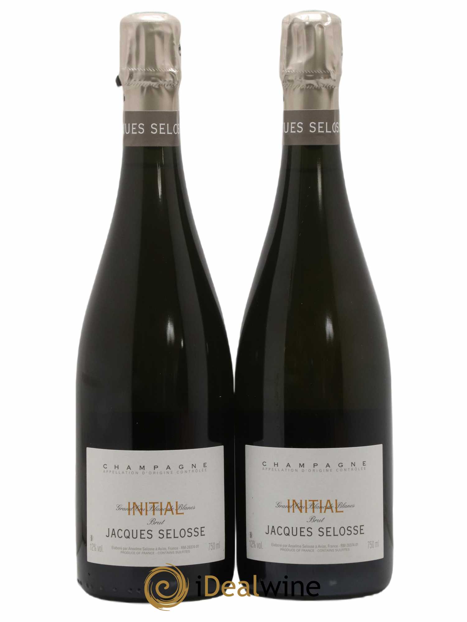 Initial Brut Jacques Selosse - Lot de 2 bouteilles - 0