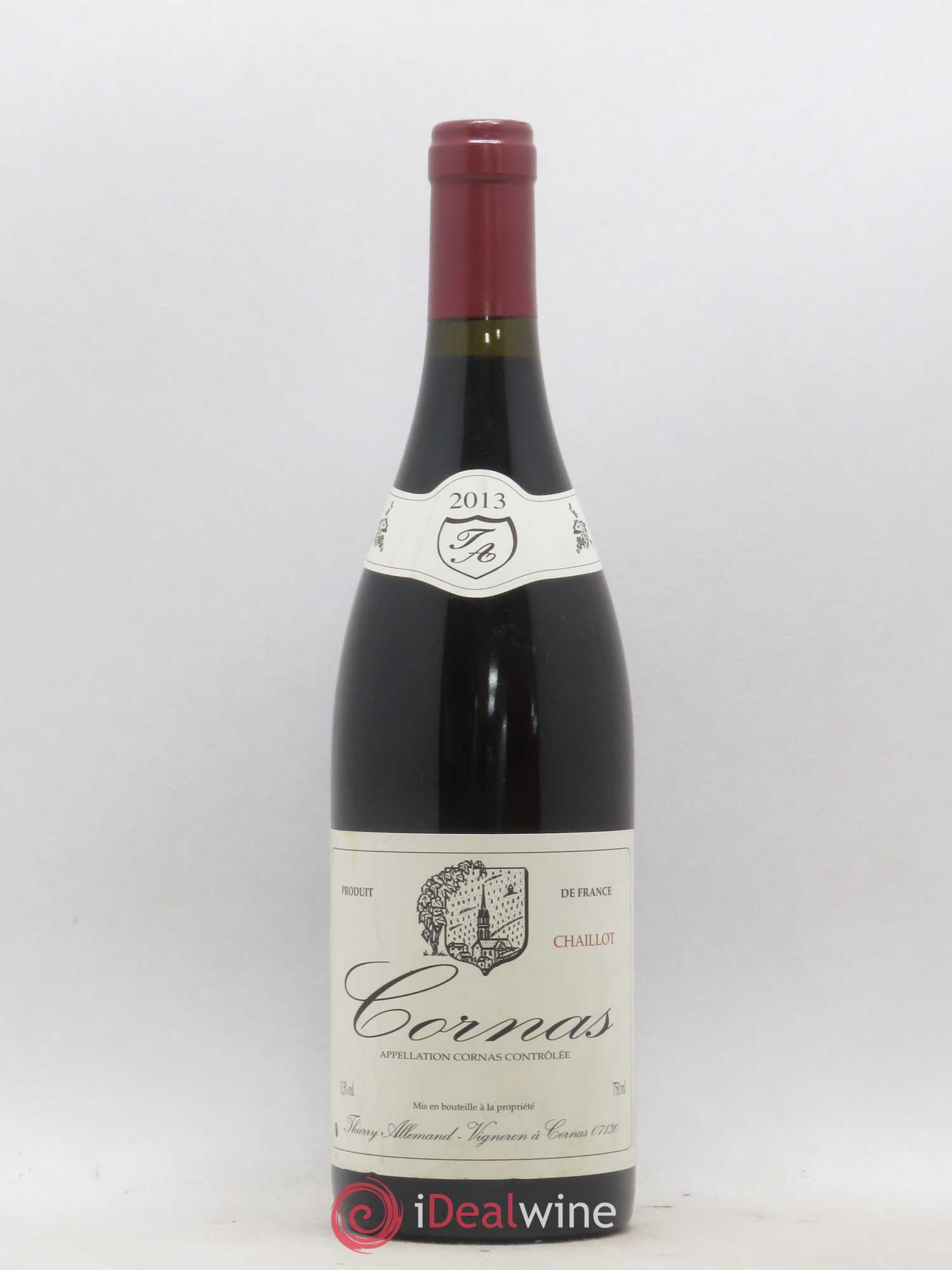 Cornas Chaillot Thierry Allemand 2013 - Lot de 1 bouteille - 0