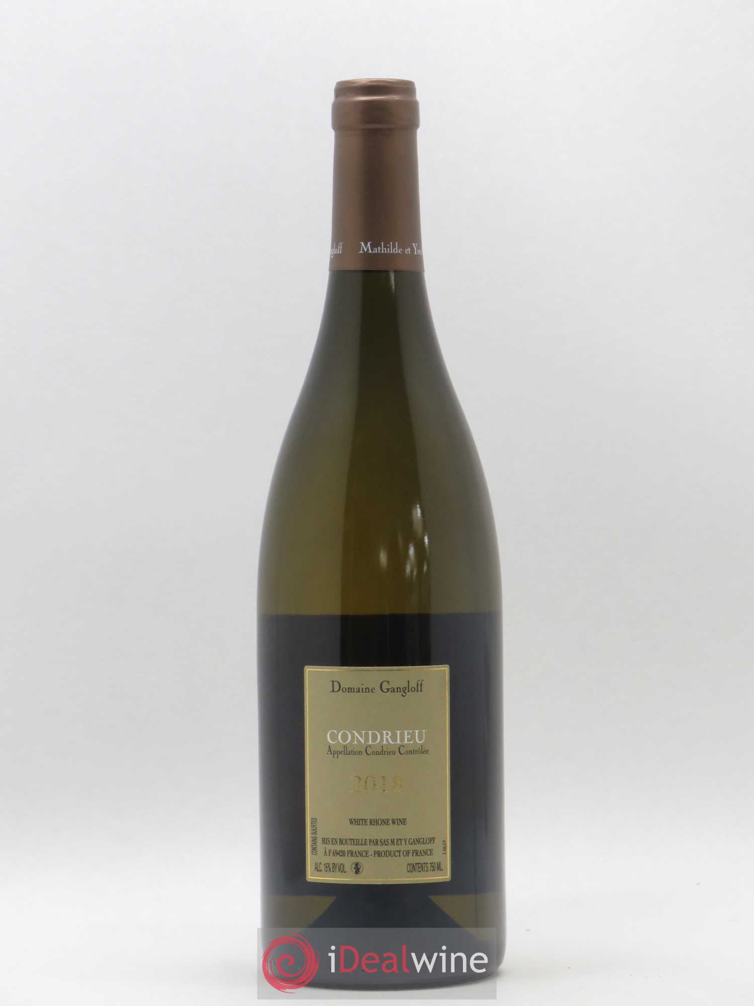 Condrieu Domaine Gangloff (Domaine) 2018 - Lot de 1 bouteille - 1
