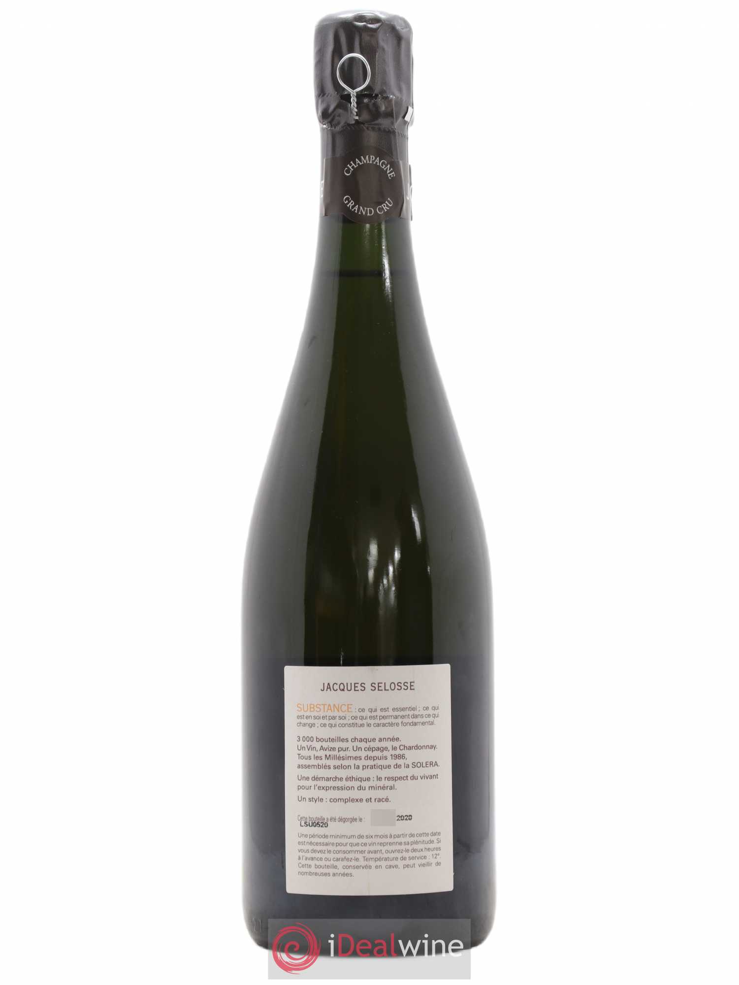 Substance Jacques Selosse - Lot de 1 bouteille - 1