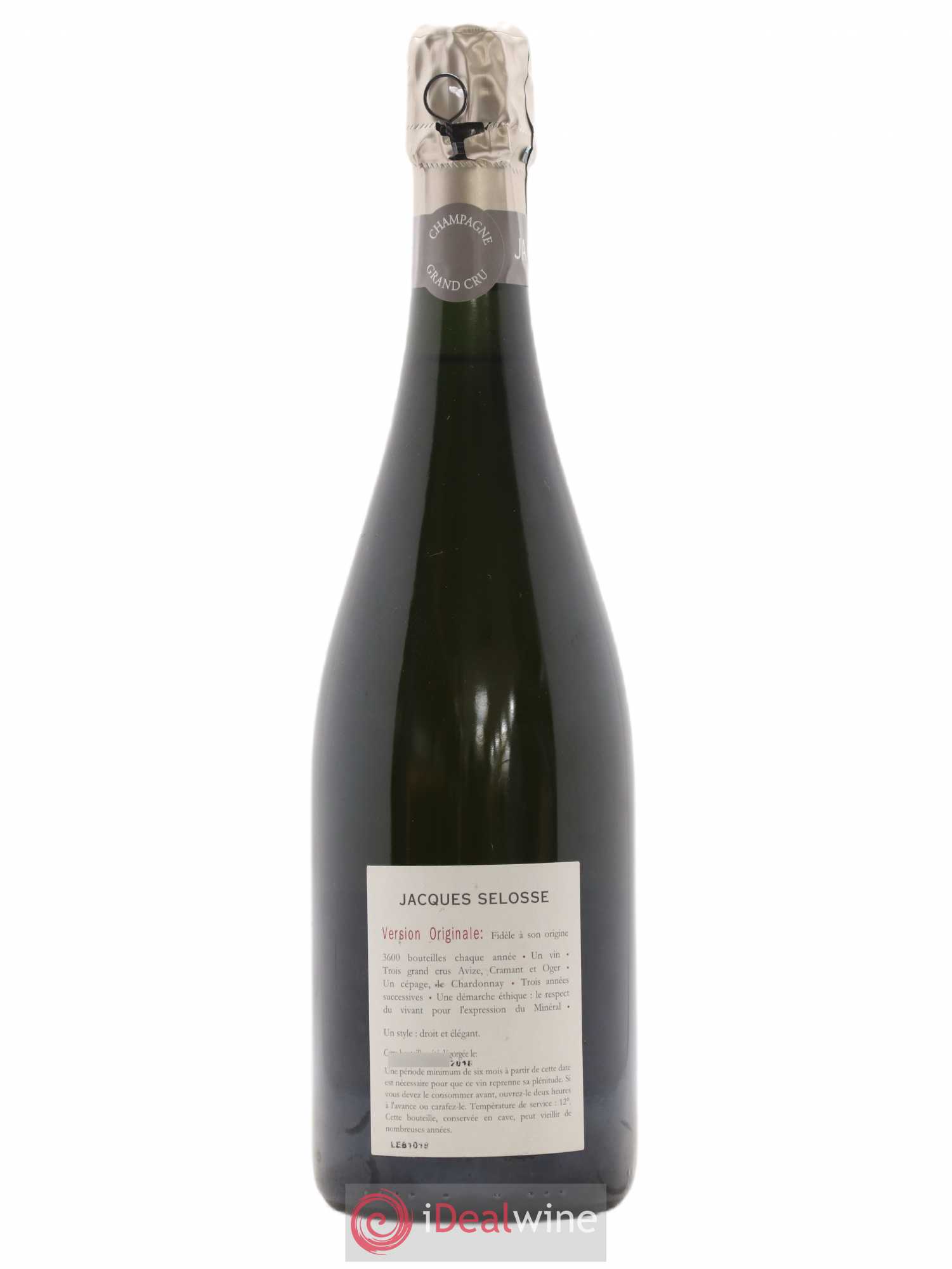 Version Originale Jacques Selosse - Posten von 1 Flasche - 1