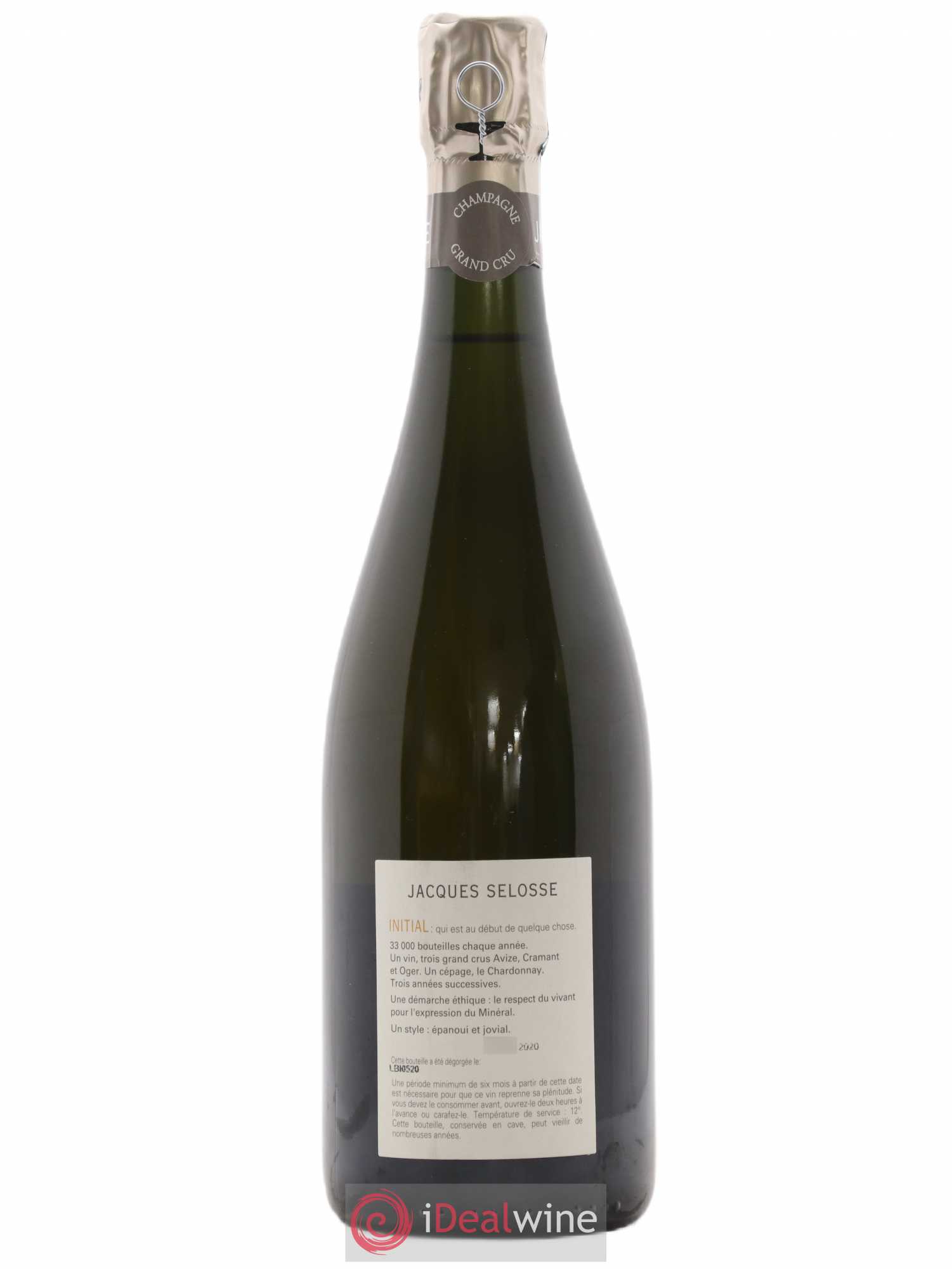 Initial Brut Jacques Selosse - Lot de 1 bouteille - 1