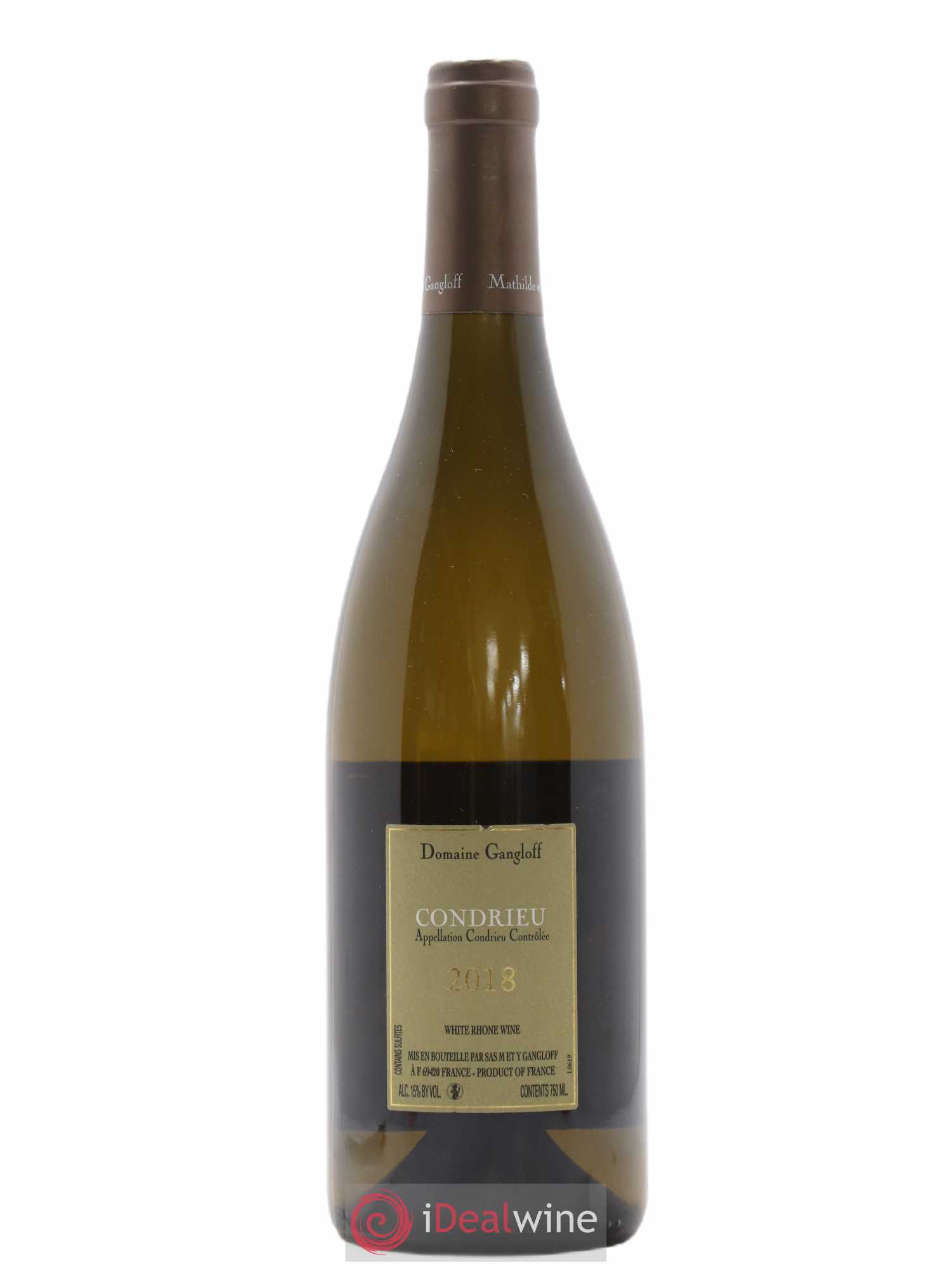 Condrieu Domaine Gangloff (Domaine) 2018 - Lot de 1 bouteille - 1