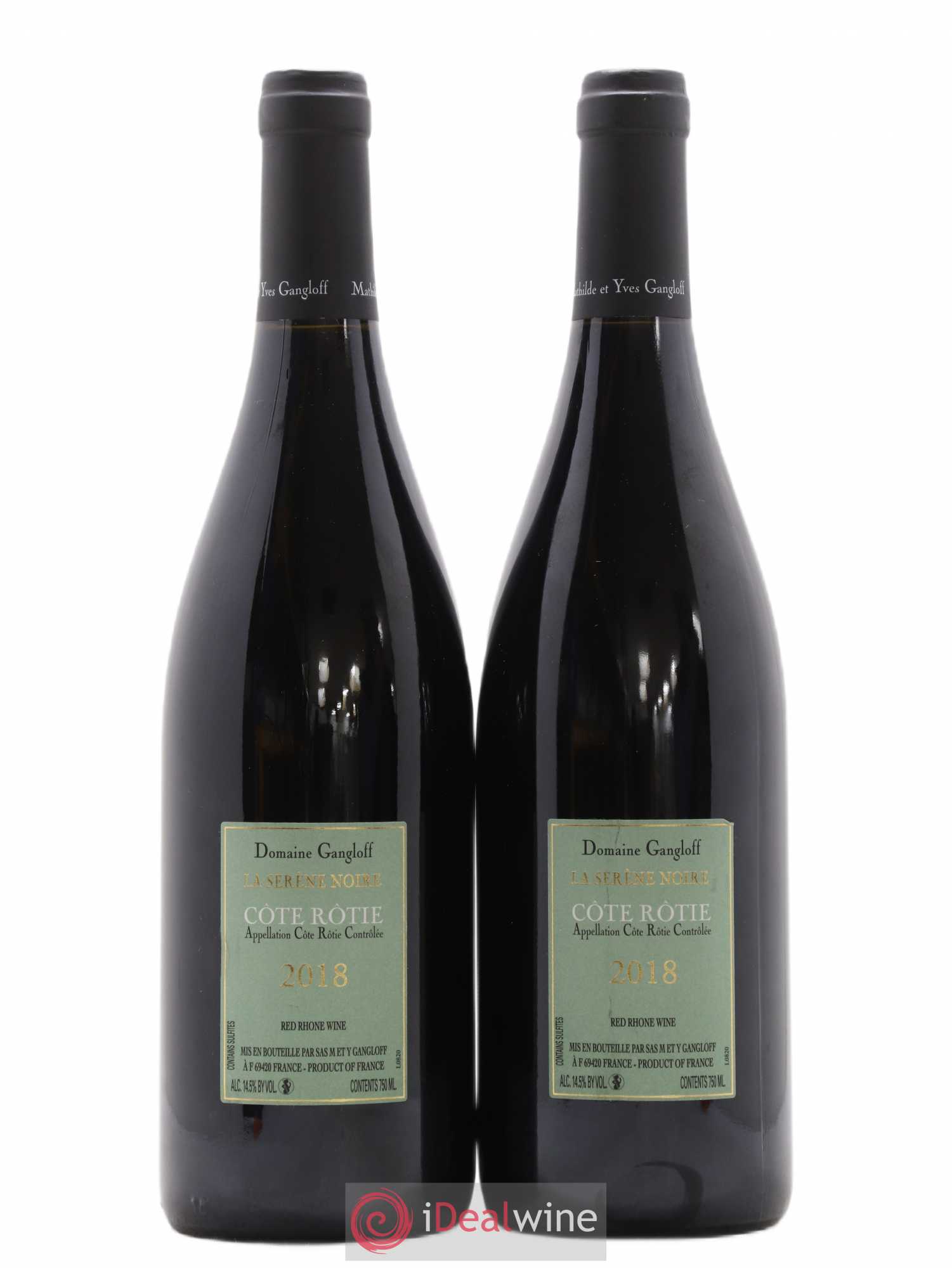 Côte-Rôtie La Sereine Noire Gangloff (Domaine) 2018 - Lot de 2 bouteilles - 1