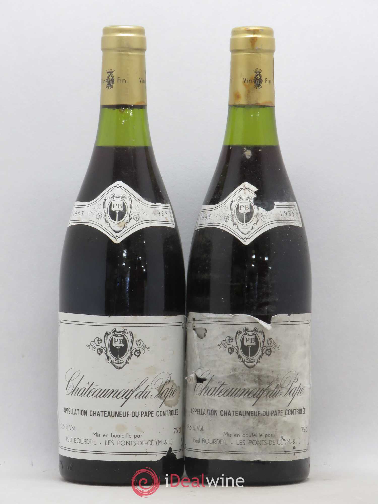 Châteauneuf-du-Pape Paul Bourdeil 1985 - Posten von 2 Flaschen - 0