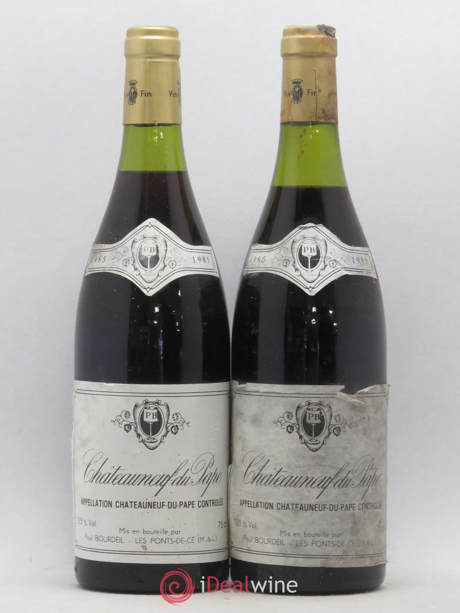 Châteauneuf-du-Pape Paul Bourdeil 1985 - Posten von 2 Flaschen - 0