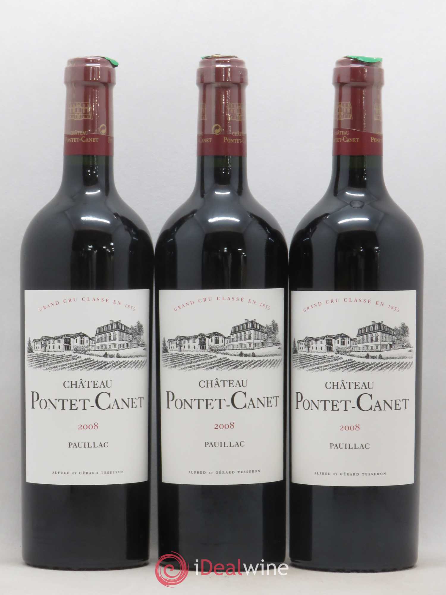 Château Pontet Canet 5ème Grand Cru Classé 2008 - Lot de 6 bouteilles - 2