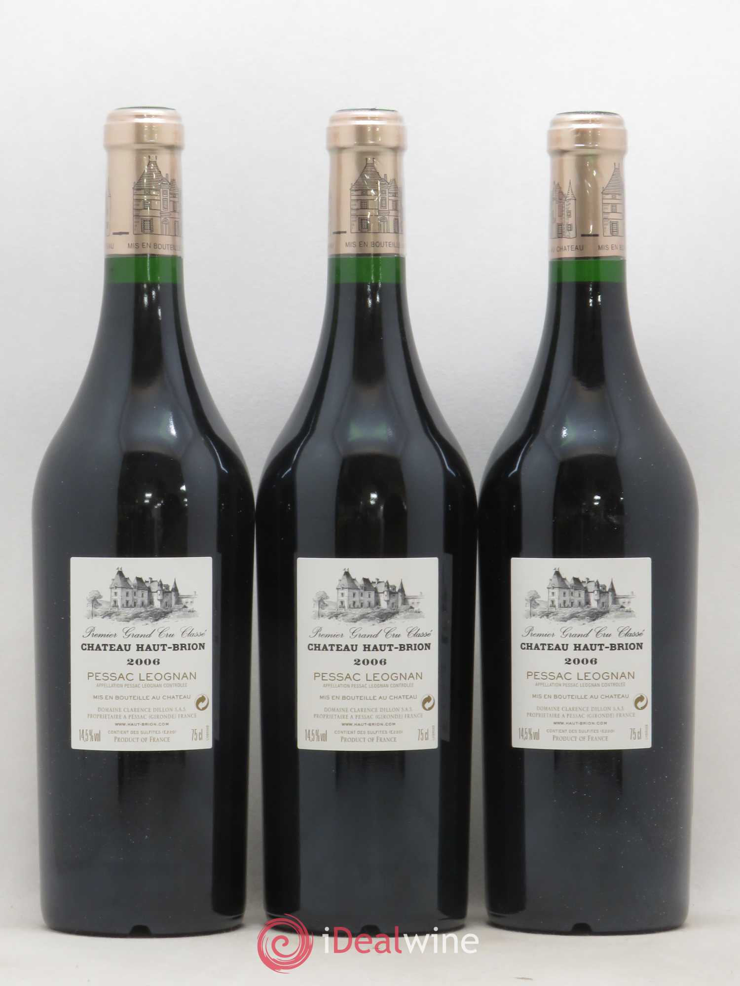 Château Haut Brion 1er Grand Cru Classé 2006 - Lot de 12 bouteilles - 4