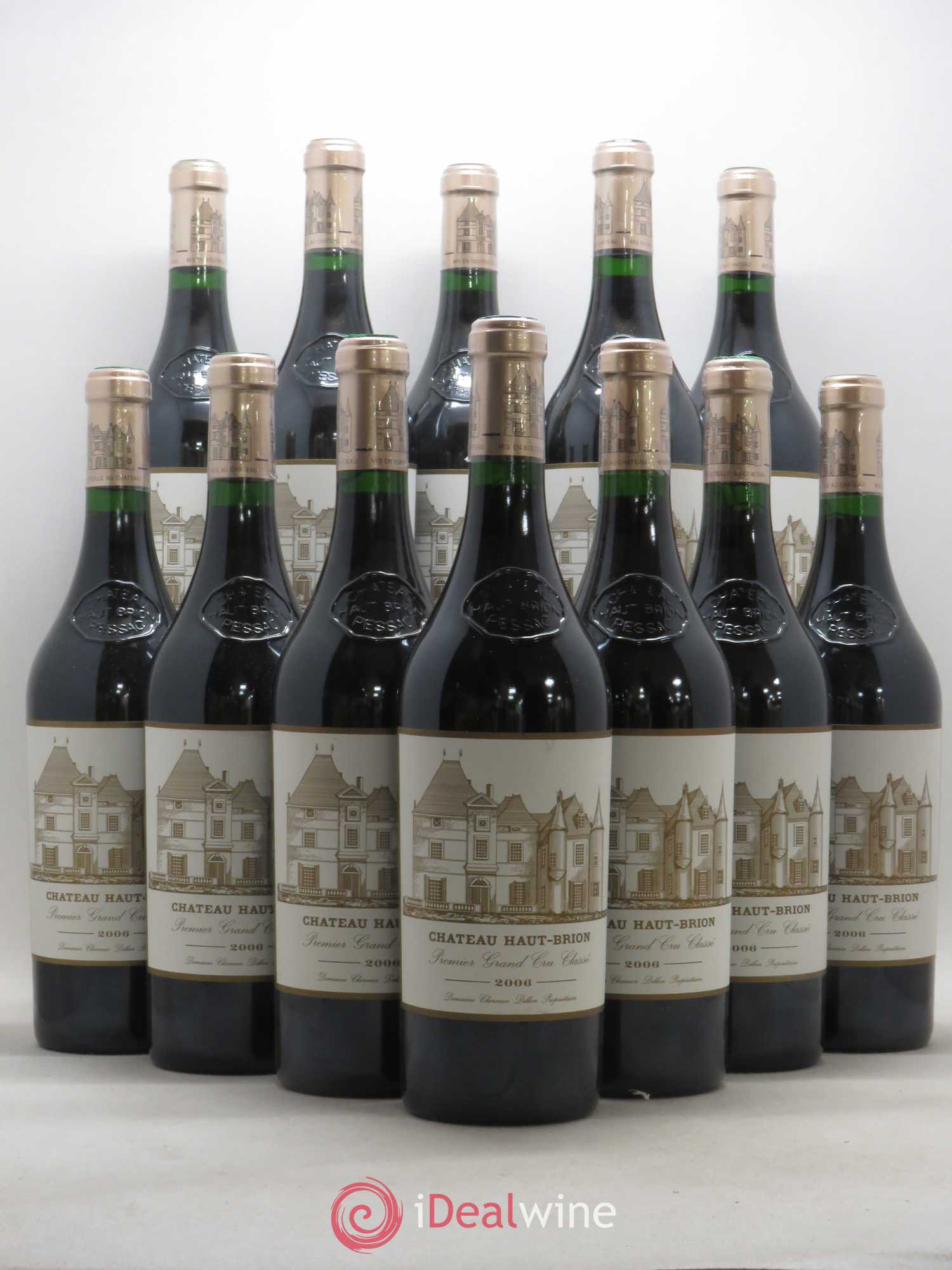 Château Haut Brion 1er Grand Cru Classé 2006 - Lot de 12 bouteilles - 0