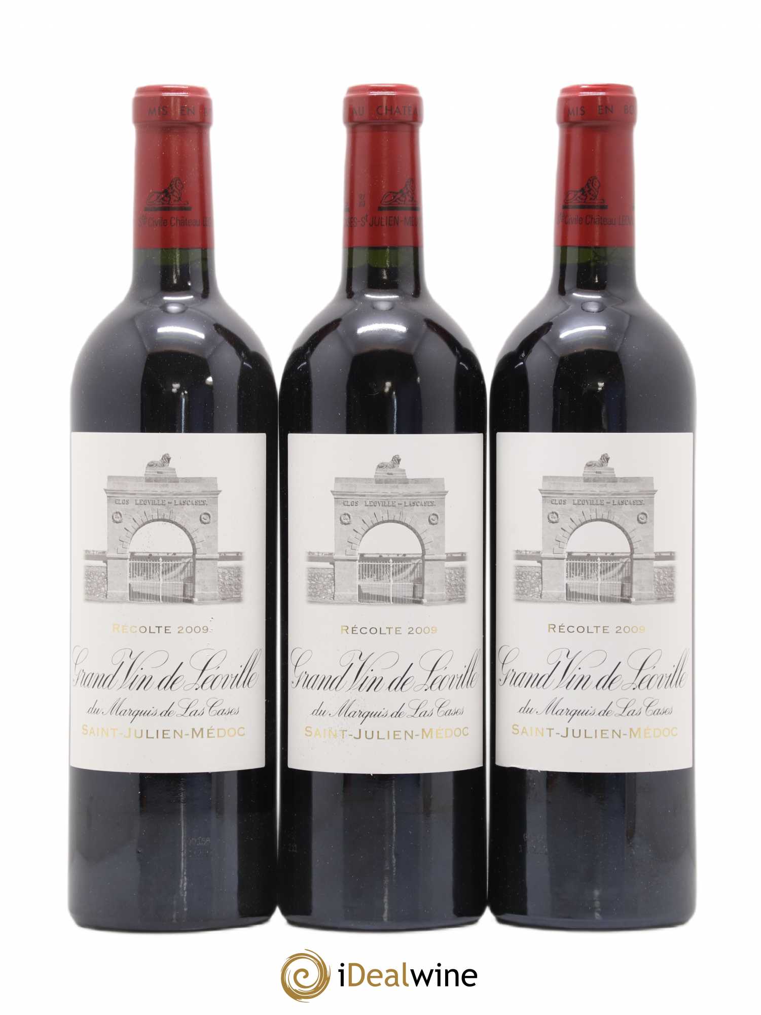 Château Léoville Las Cases 2ème Grand Cru Classé 2009 - Lot de 12 bouteilles - 1