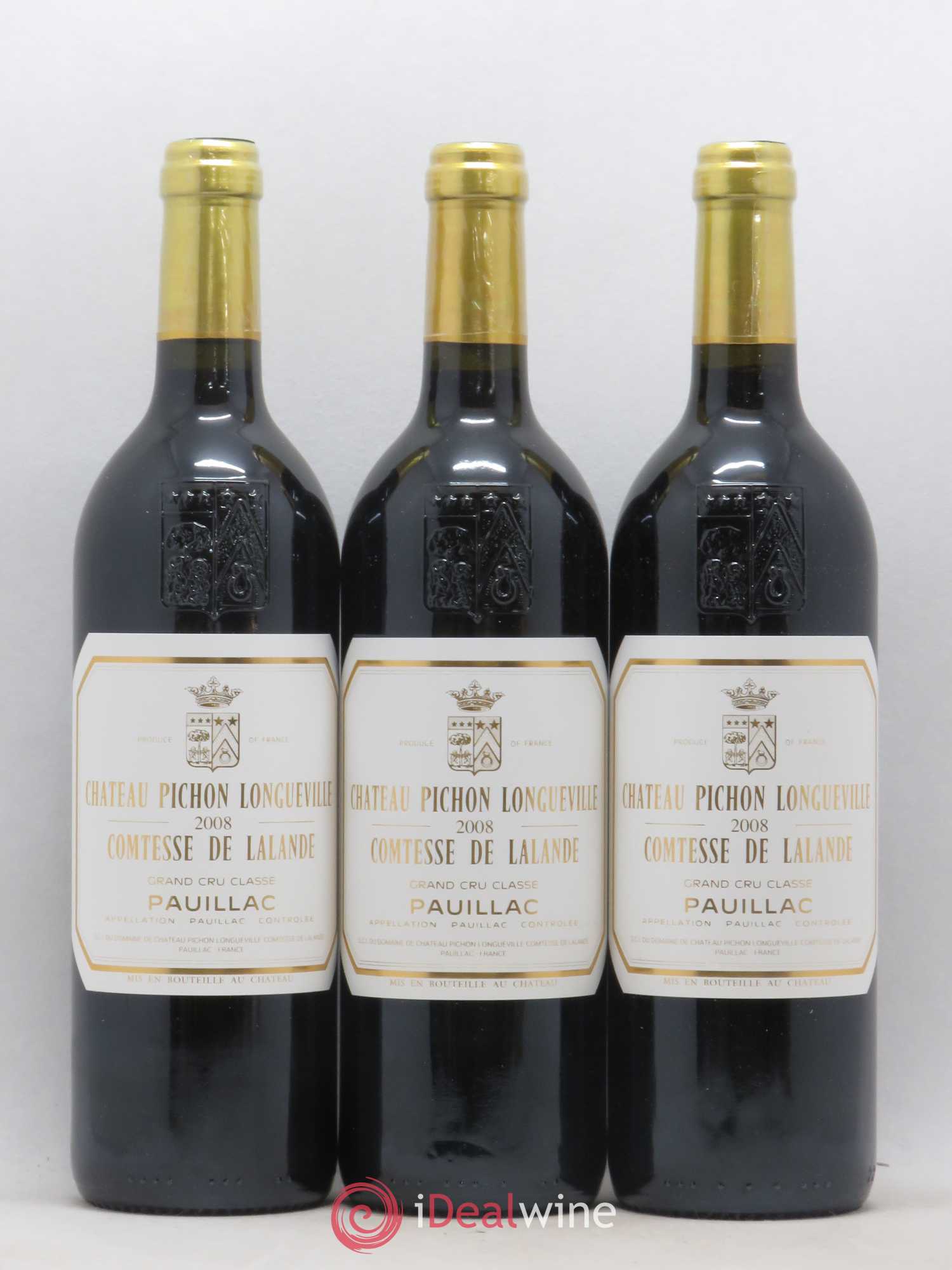 Château Pichon Longueville Comtesse de Lalande 2ème Grand Cru Classé 2008 - Lot de 6 bouteilles - 1