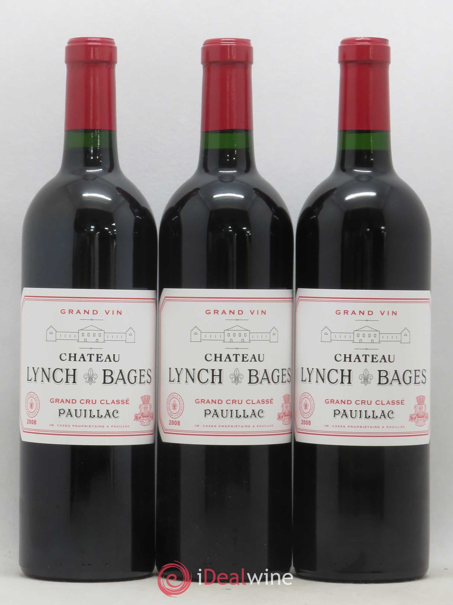 Château Lynch Bages 5ème Grand Cru Classé 2008 - Lot de 12 bouteilles - 2