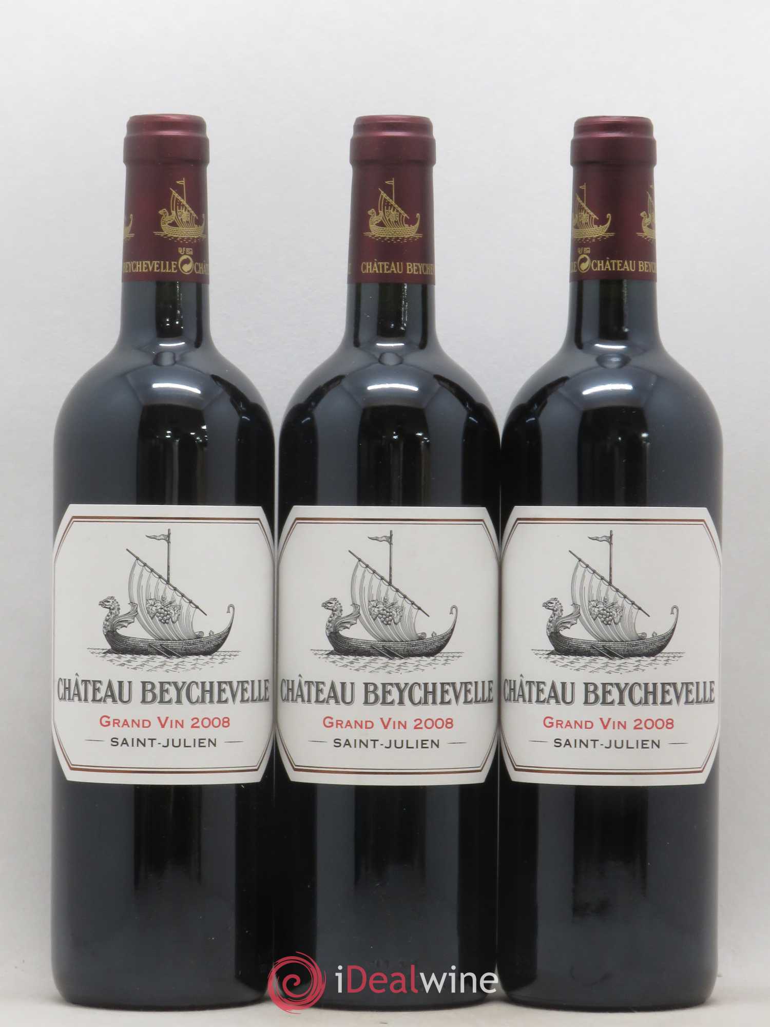 Château Beychevelle 4ème Grand Cru Classé 2008 - Lot de 12 bouteilles - 1