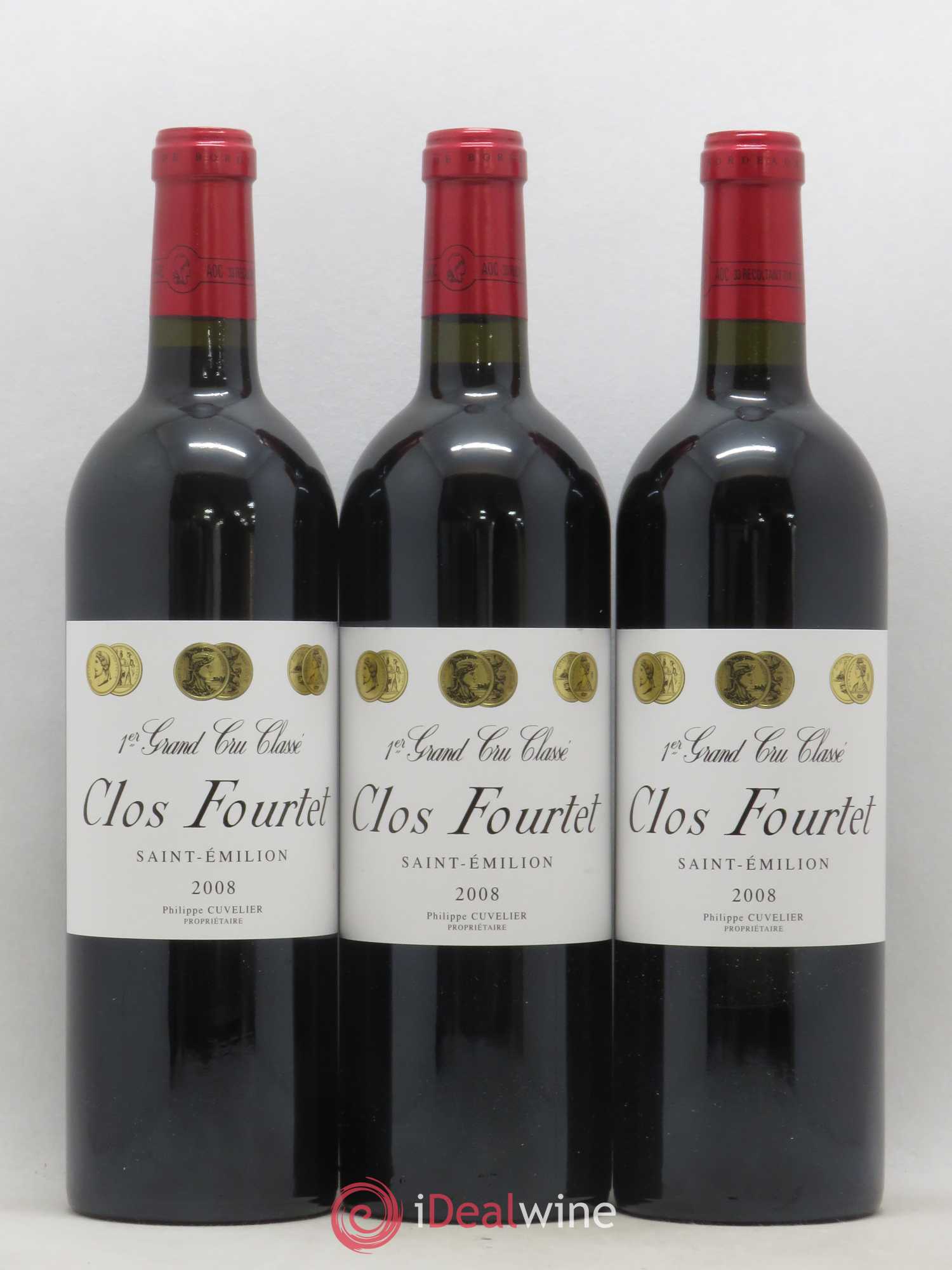Clos Fourtet 1er Grand Cru Classé B 2008 - Lot de 6 bouteilles - 2