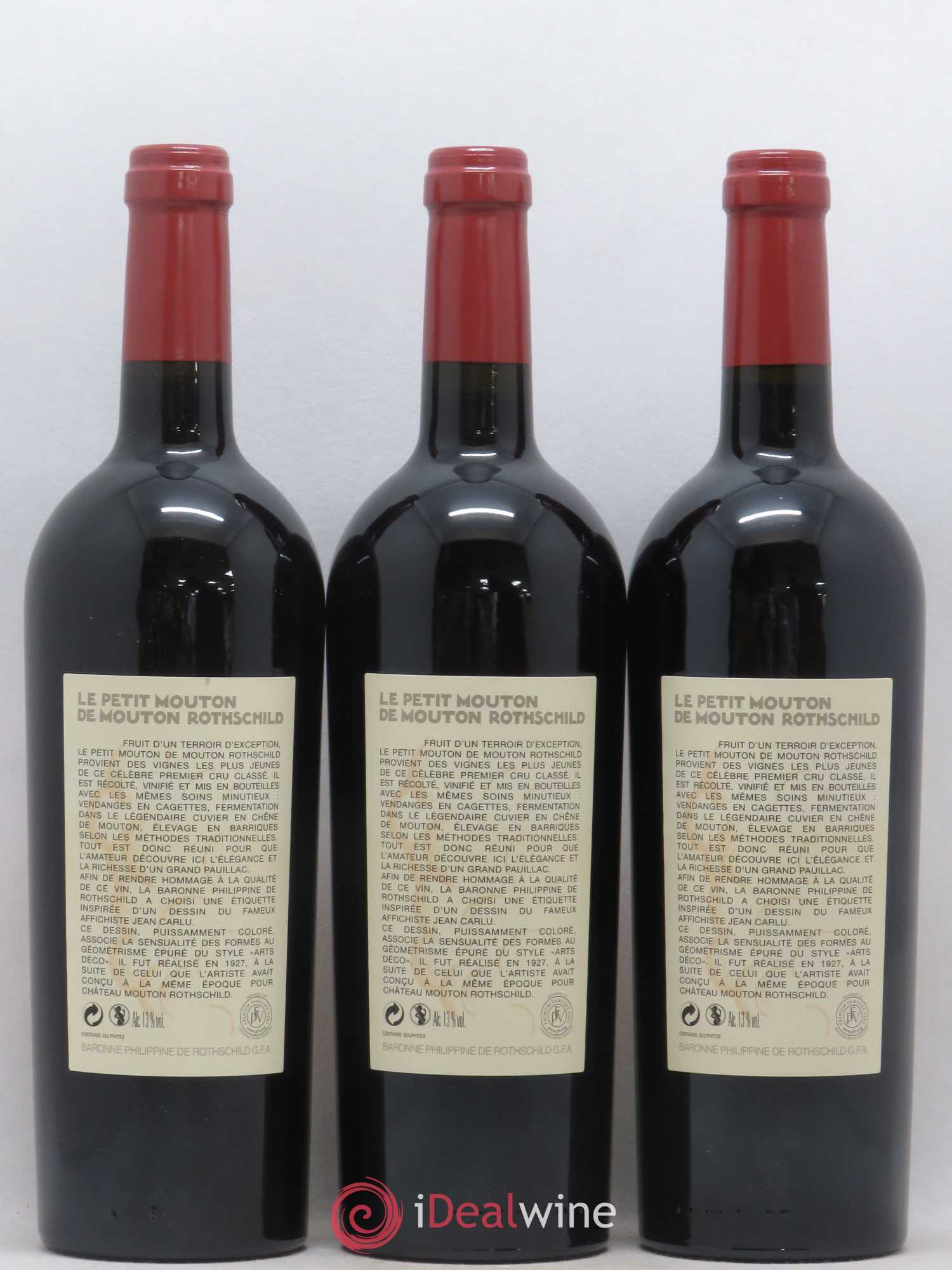 Petit Mouton Second Vin 2009 - Lot de 3 bouteilles - 1