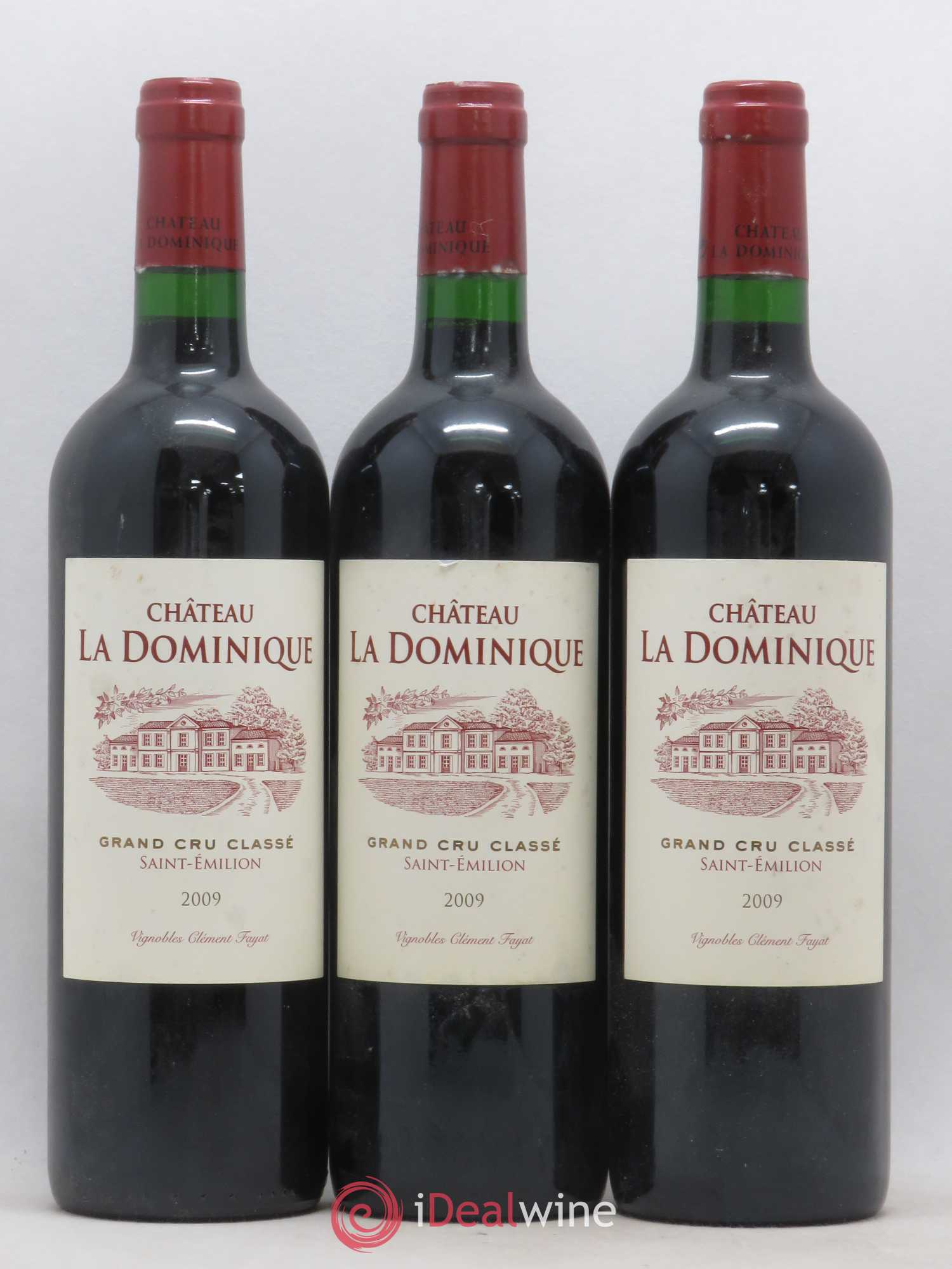 Château la Dominique Grand Cru Classé 2009 - Lot de 6 bouteilles - 1