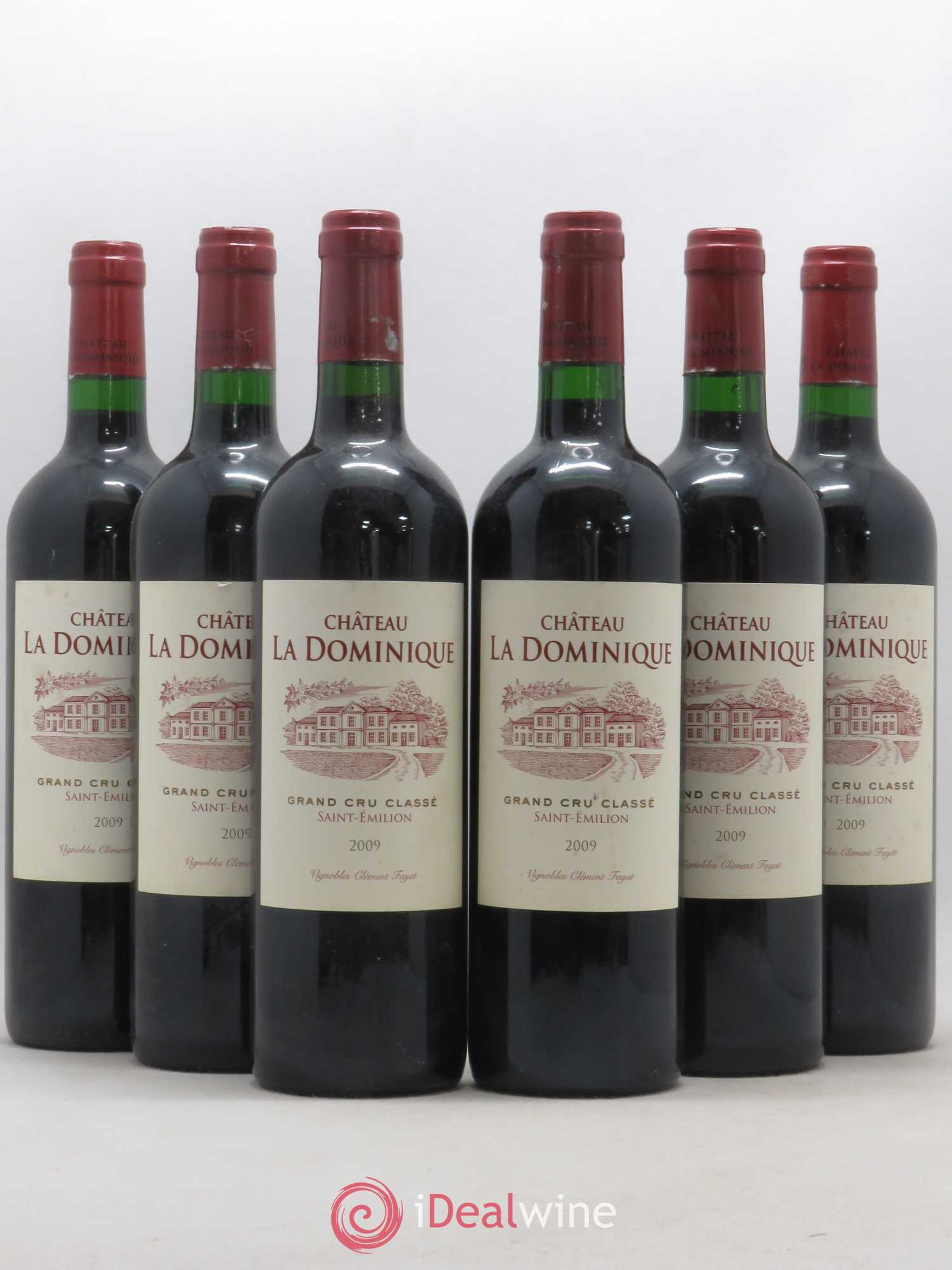 Château la Dominique Grand Cru Classé 2009 - Lot de 6 bouteilles - 0