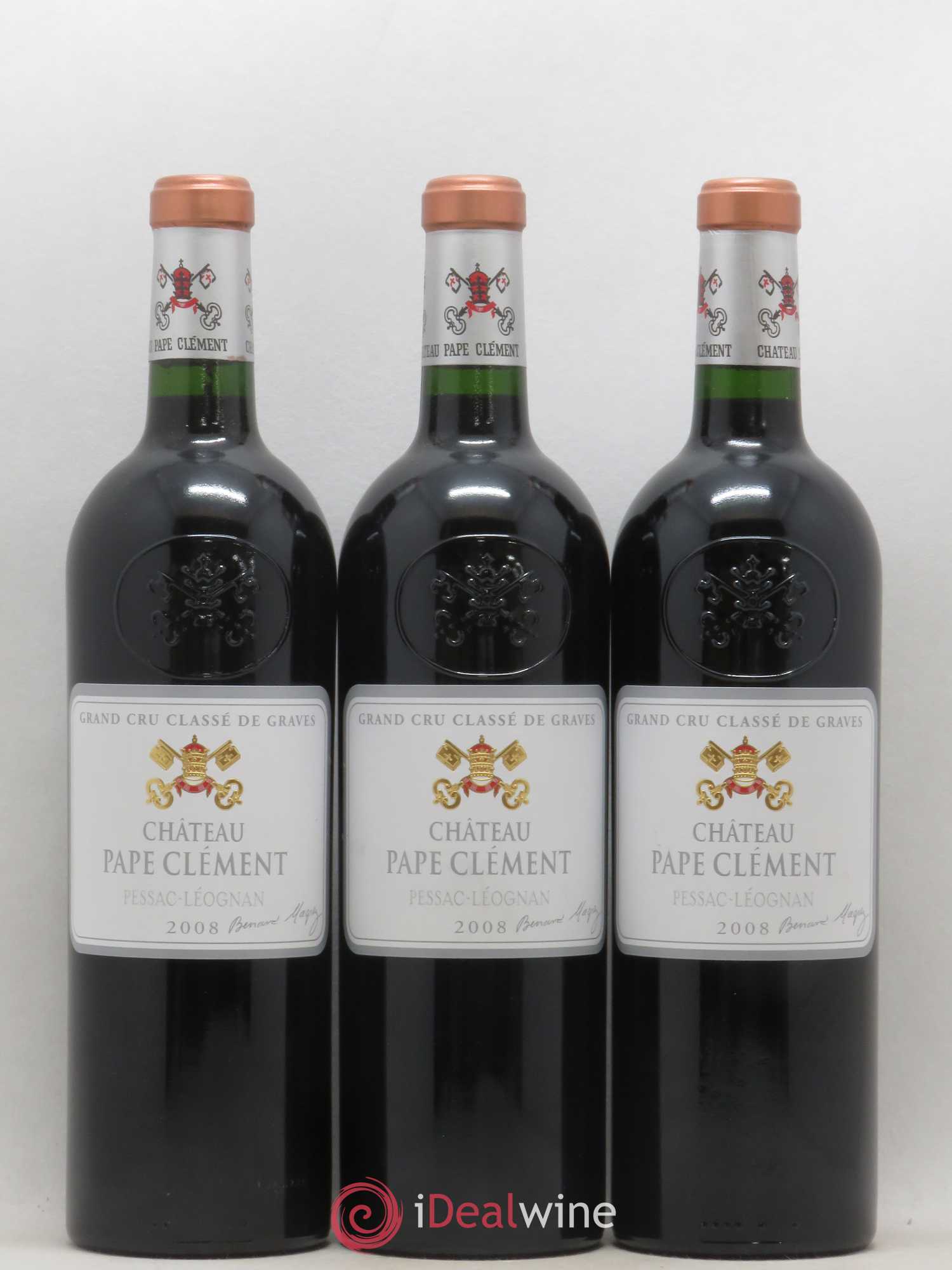 Château Pape Clément Cru Classé de Graves 2008 - Lot de 12 bouteilles - 1