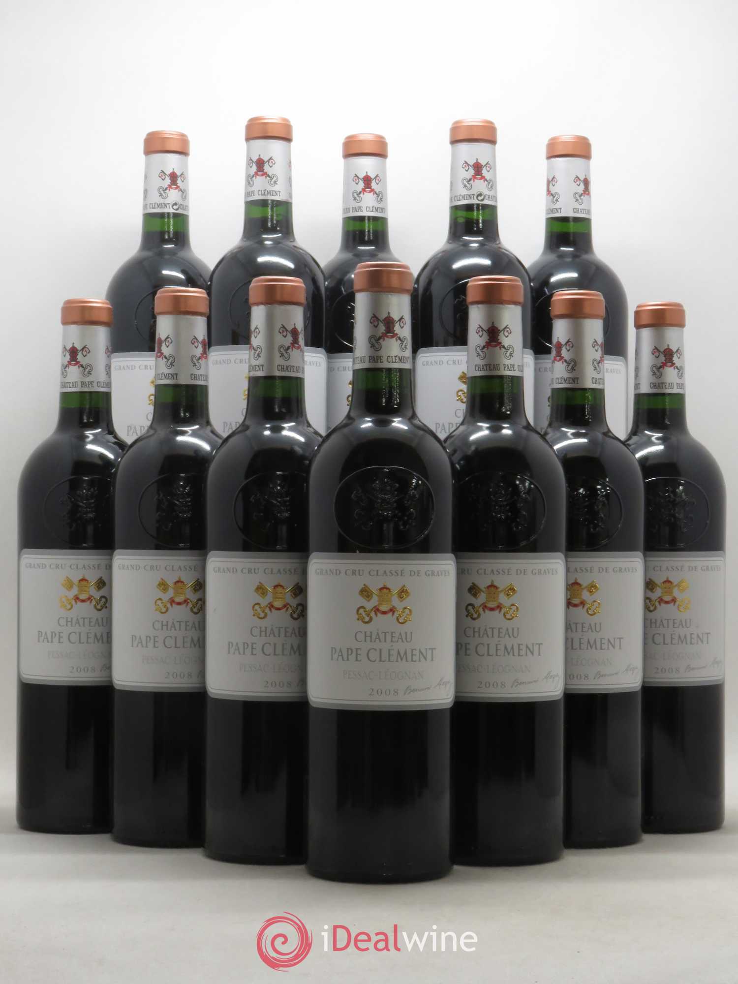 Château Pape Clément Cru Classé de Graves 2008 - Lot de 12 bouteilles - 0