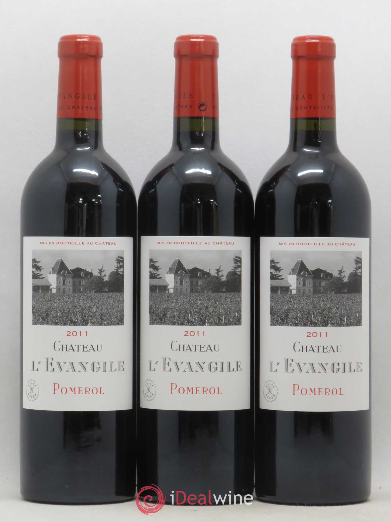 Château l' Évangile 2011 - Lot de 6 bouteilles - 1