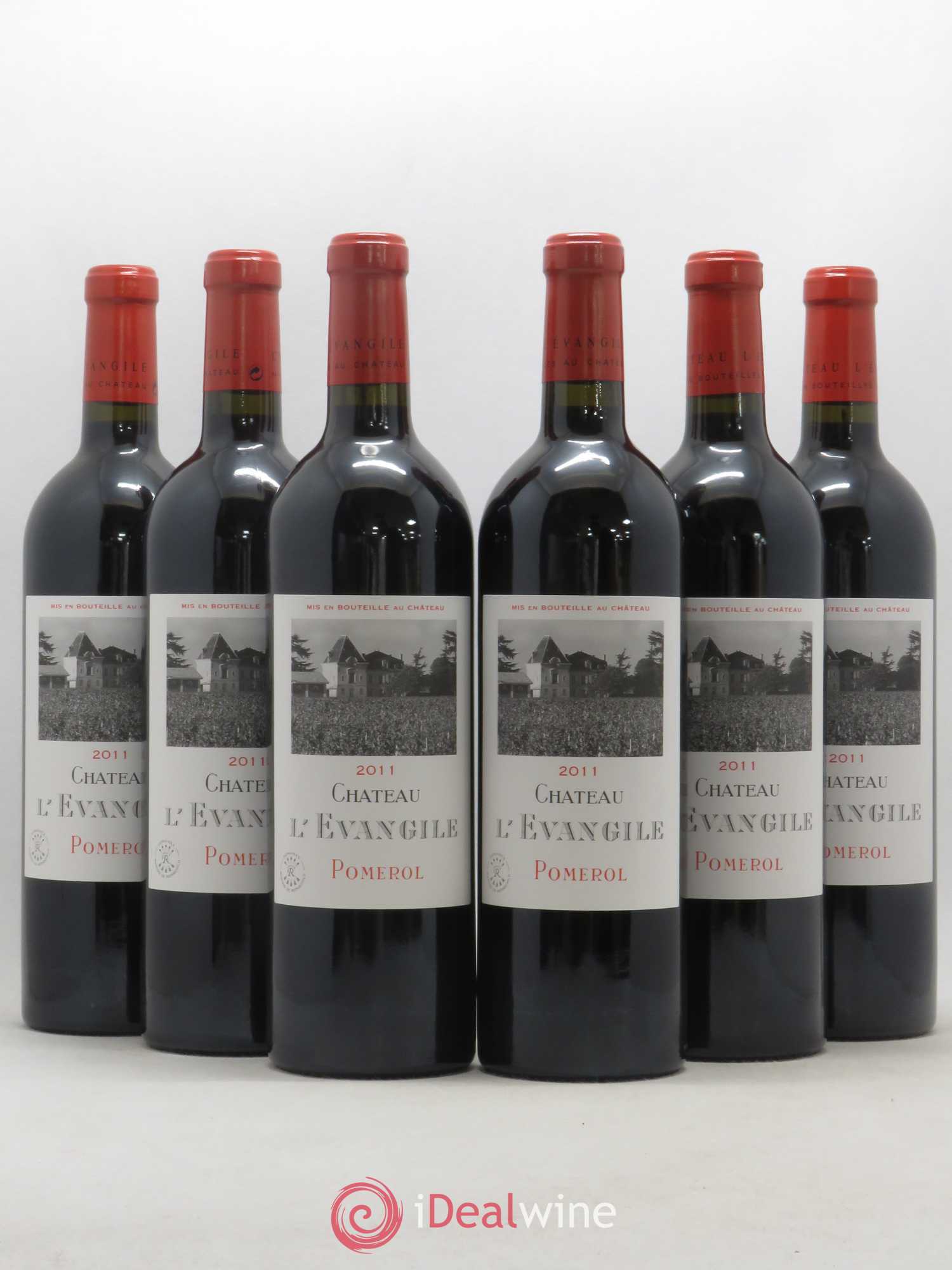 Château l' Évangile 2011 - Lot de 6 bouteilles - 0