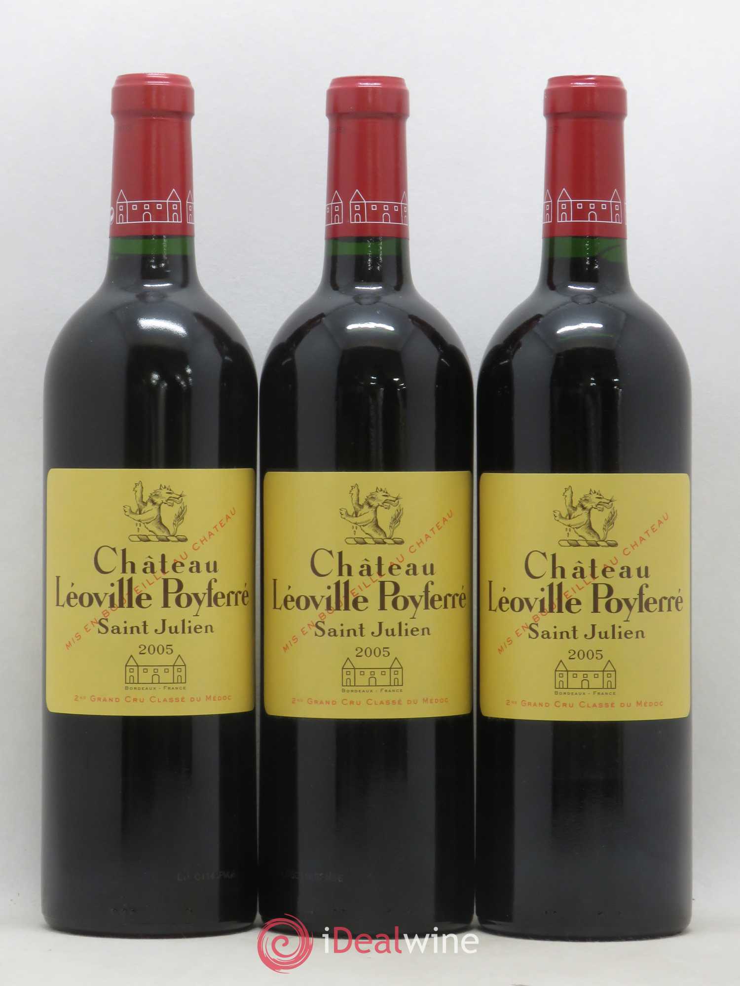 Château Léoville Poyferré 2ème Grand Cru Classé 2005 - Lot de 12 bouteilles - 2