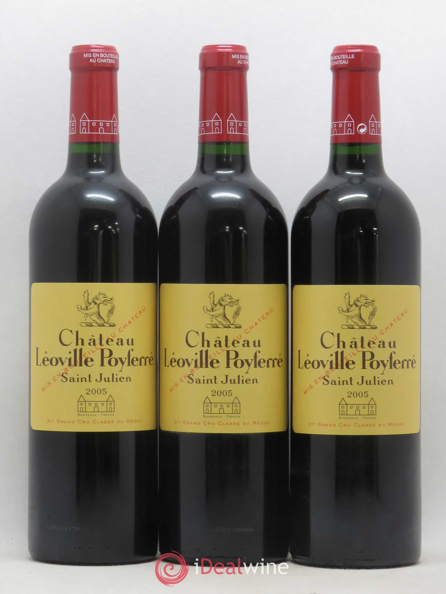 Château Léoville Poyferré 2ème Grand Cru Classé 2005 - Lot de 12 bouteilles - 3