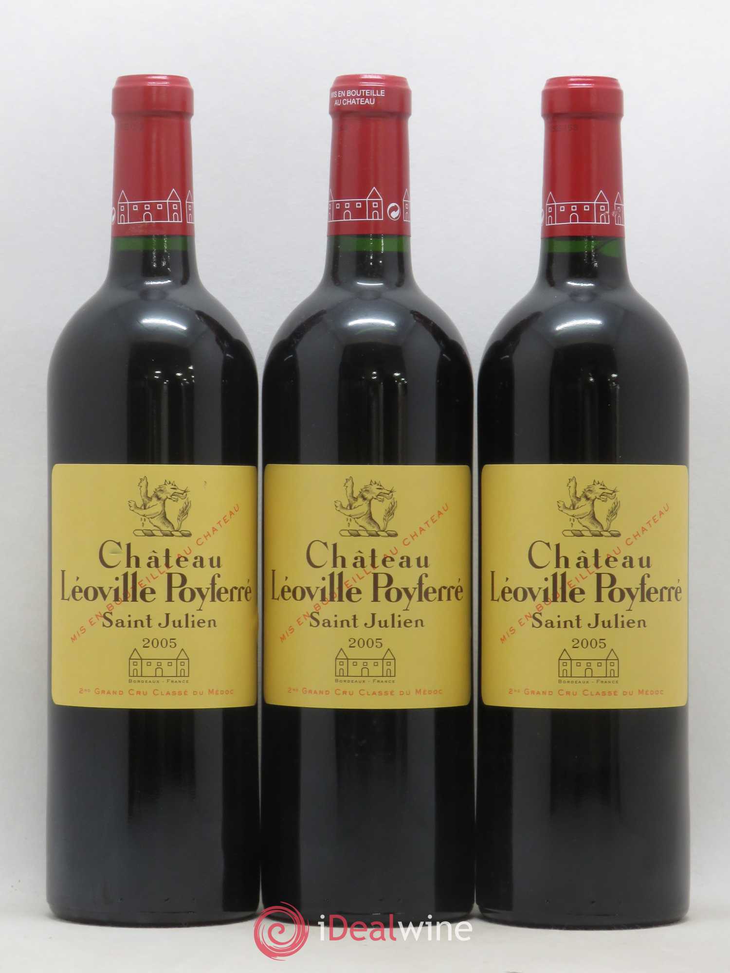 Château Léoville Poyferré 2ème Grand Cru Classé 2005 - Lot de 12 bouteilles - 4