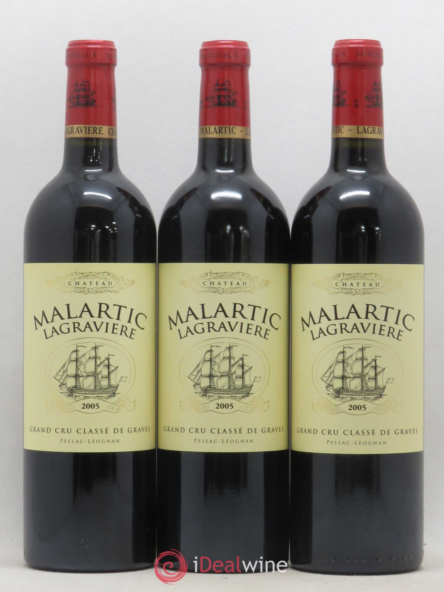 Château Malartic-Lagravière Cru Classé de Graves 2005 - Lot de 12 bouteilles - 2