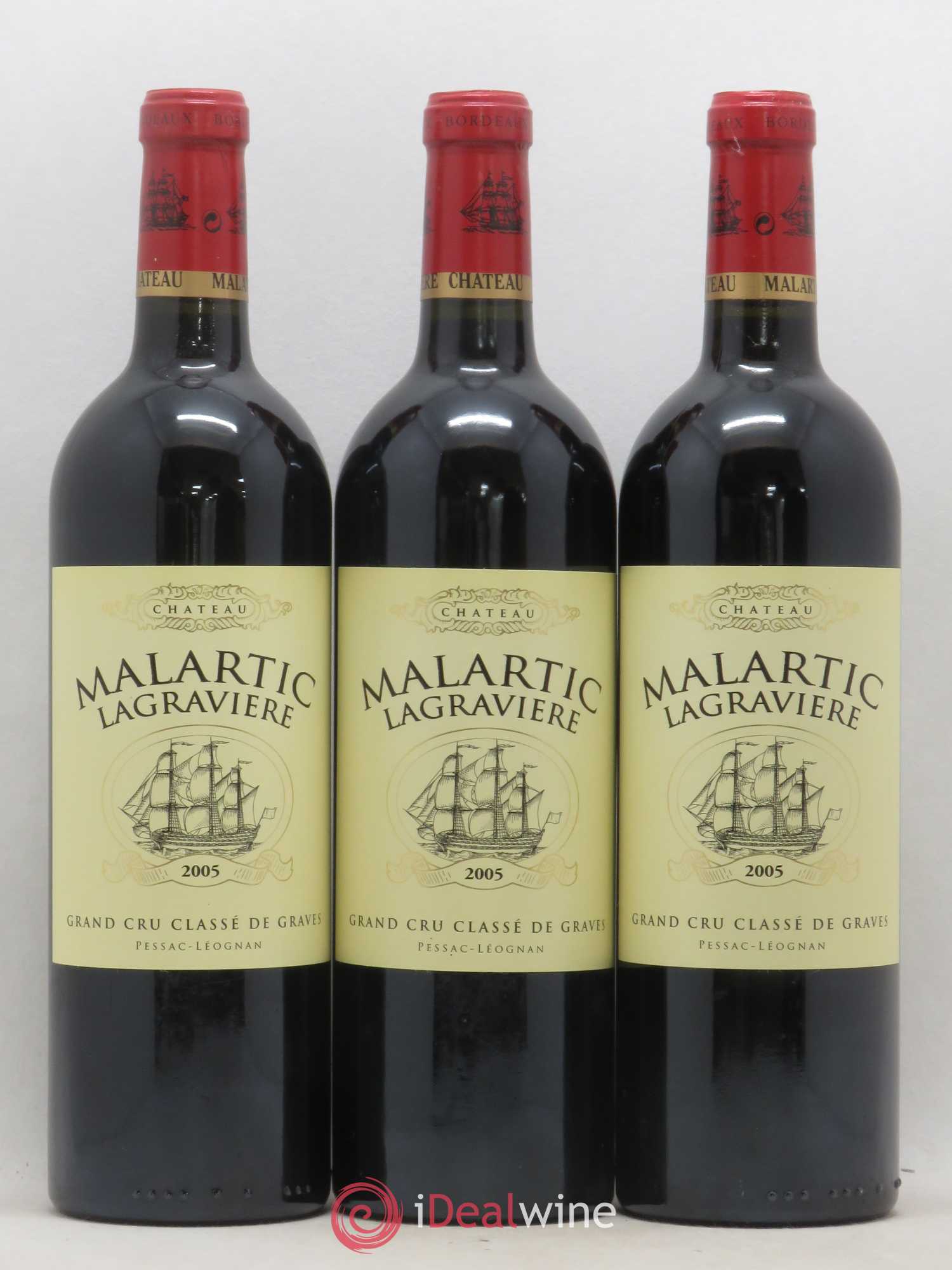 Château Malartic-Lagravière Cru Classé de Graves 2005 - Lot de 12 bouteilles - 4