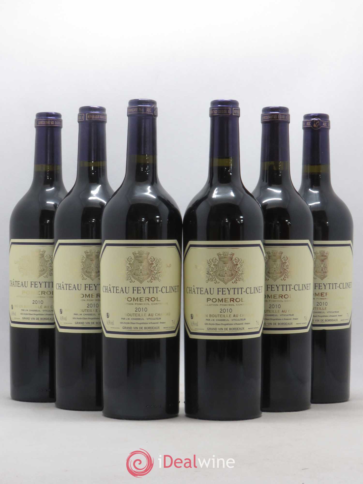 Château Feytit-Clinet 2010 - Lot de 6 bouteilles - 0