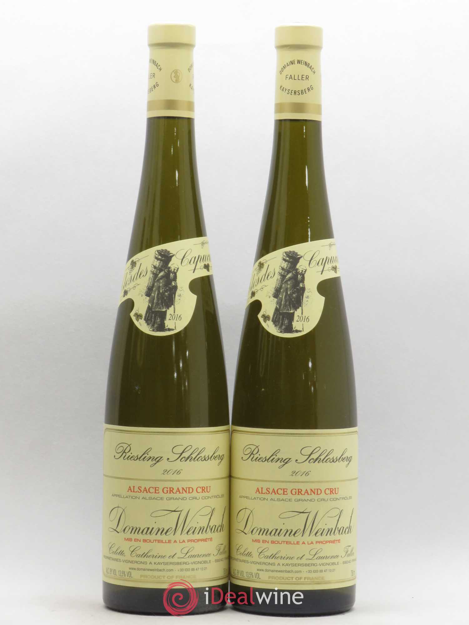 Alsace Grand Cru Schlossberg Riesling Weinbach (Domaine) Clos Des Capucins 2016 - Posten von 2 Flaschen - 0