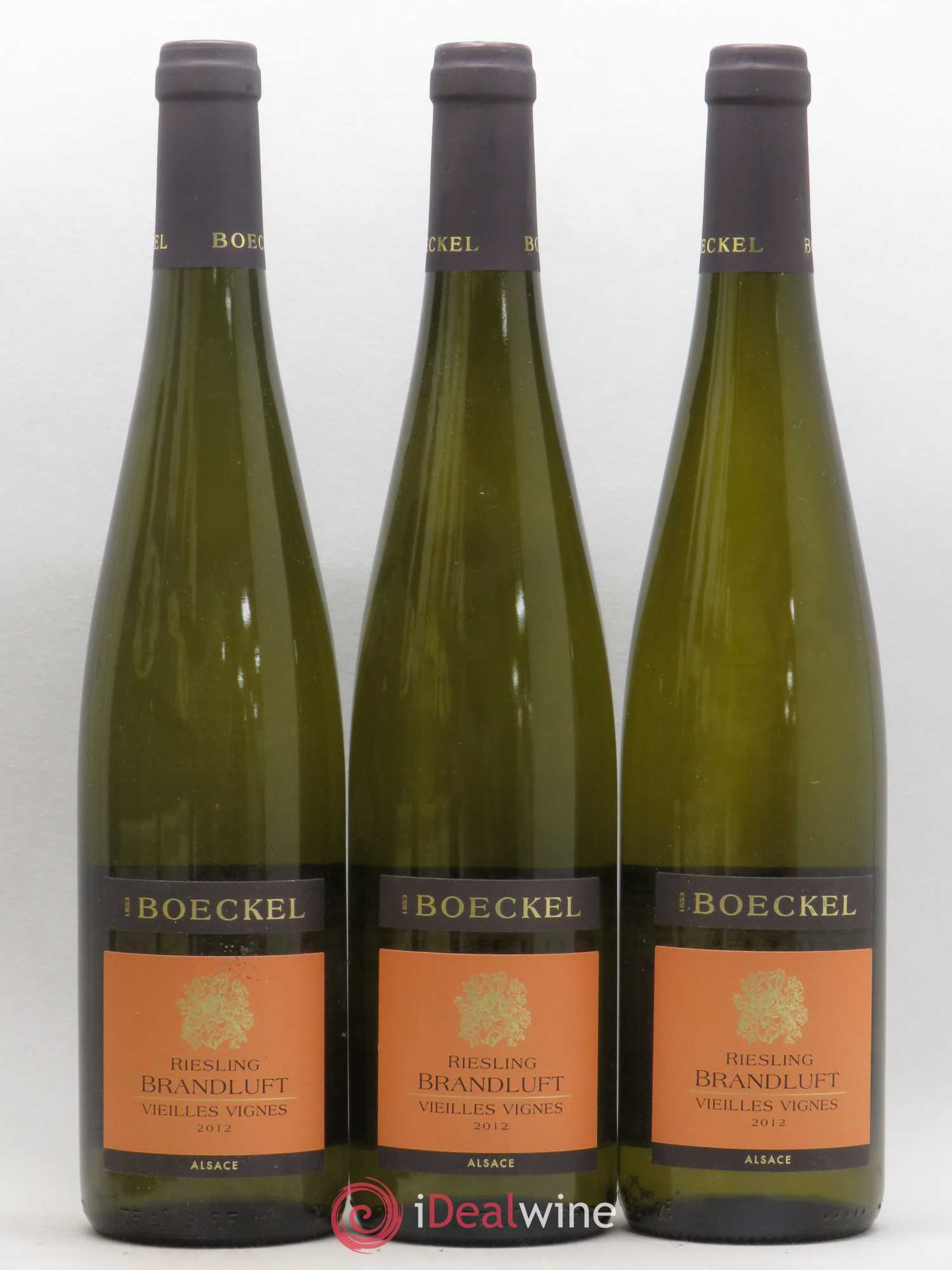 Riesling Brandluft Boeckel Vieilles Vignes 2012 - Lotto di 3 bottiglie - 0