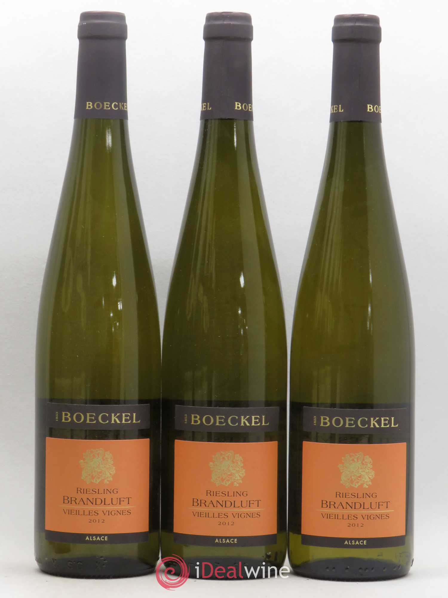 Riesling Brandluft Boeckel Vieilles Vignes 2012 - Posten von 3 Flaschen - 0