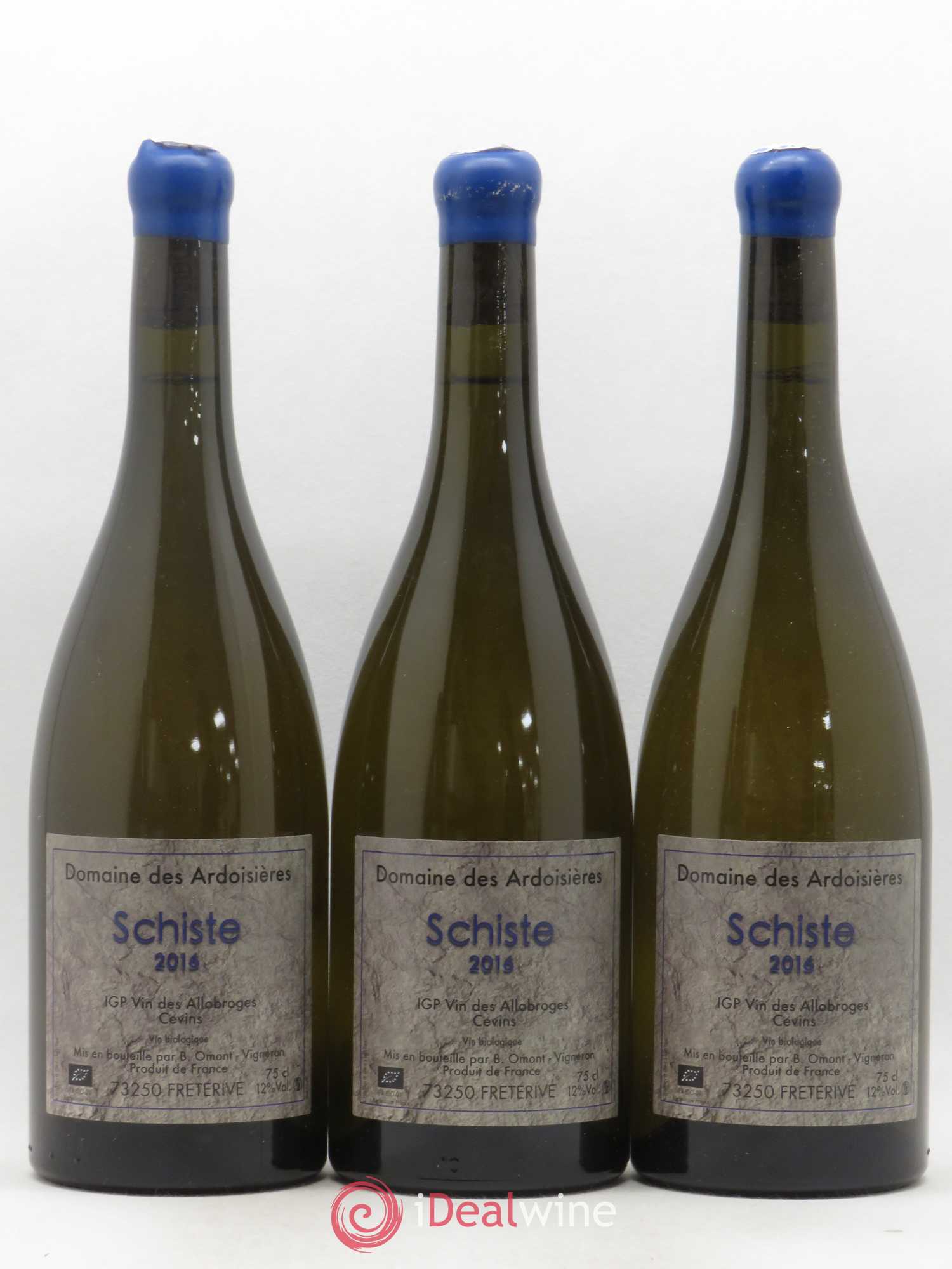 Vin des Allobroges Cevins Schiste Ardoisières (Domaine des) 2016 - Lot de 3 bouteilles - 0