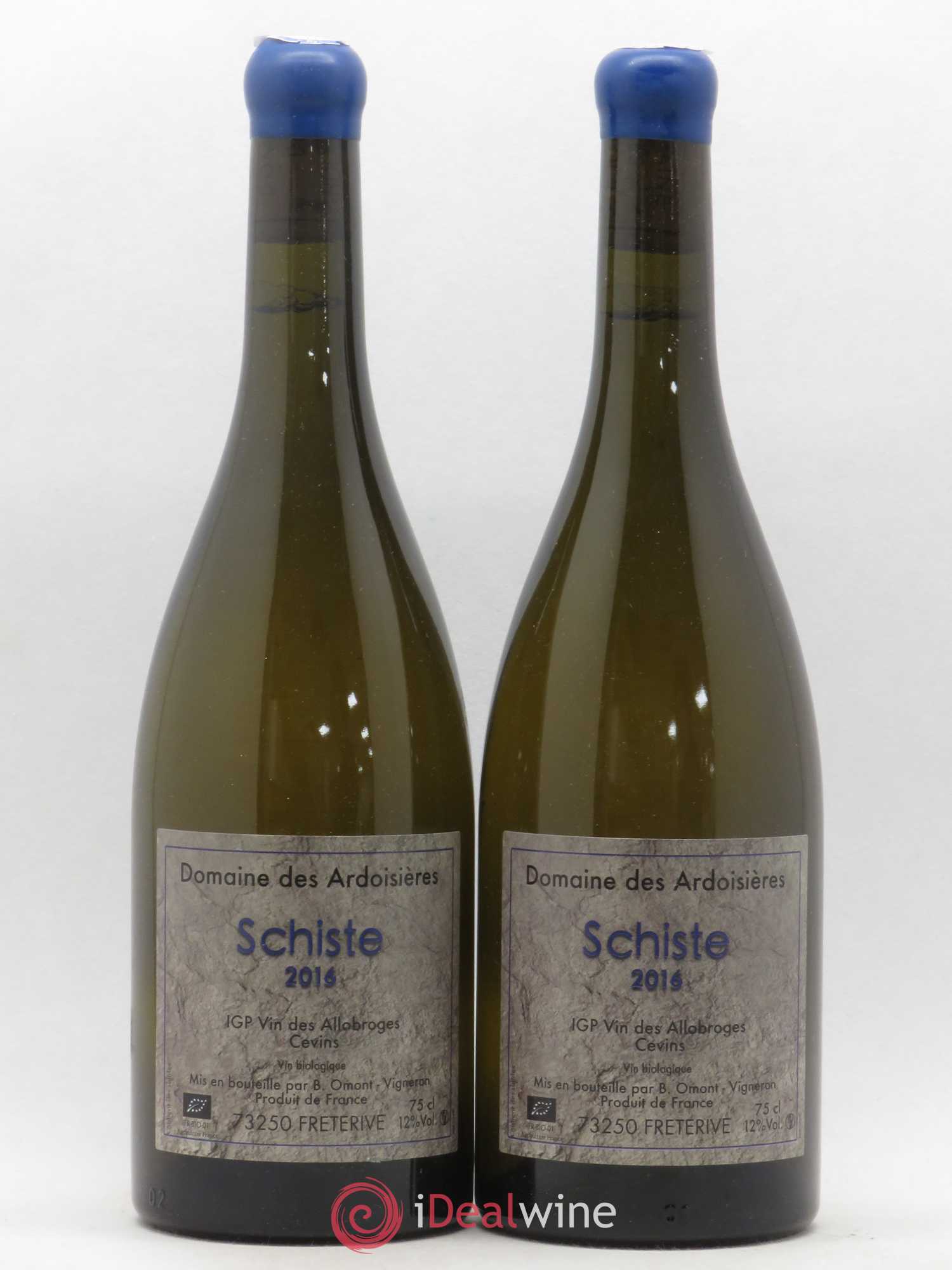 Vin des Allobroges Cevins Schiste Ardoisières (Domaine des) 2016 - Lot de 2 bouteilles - 0