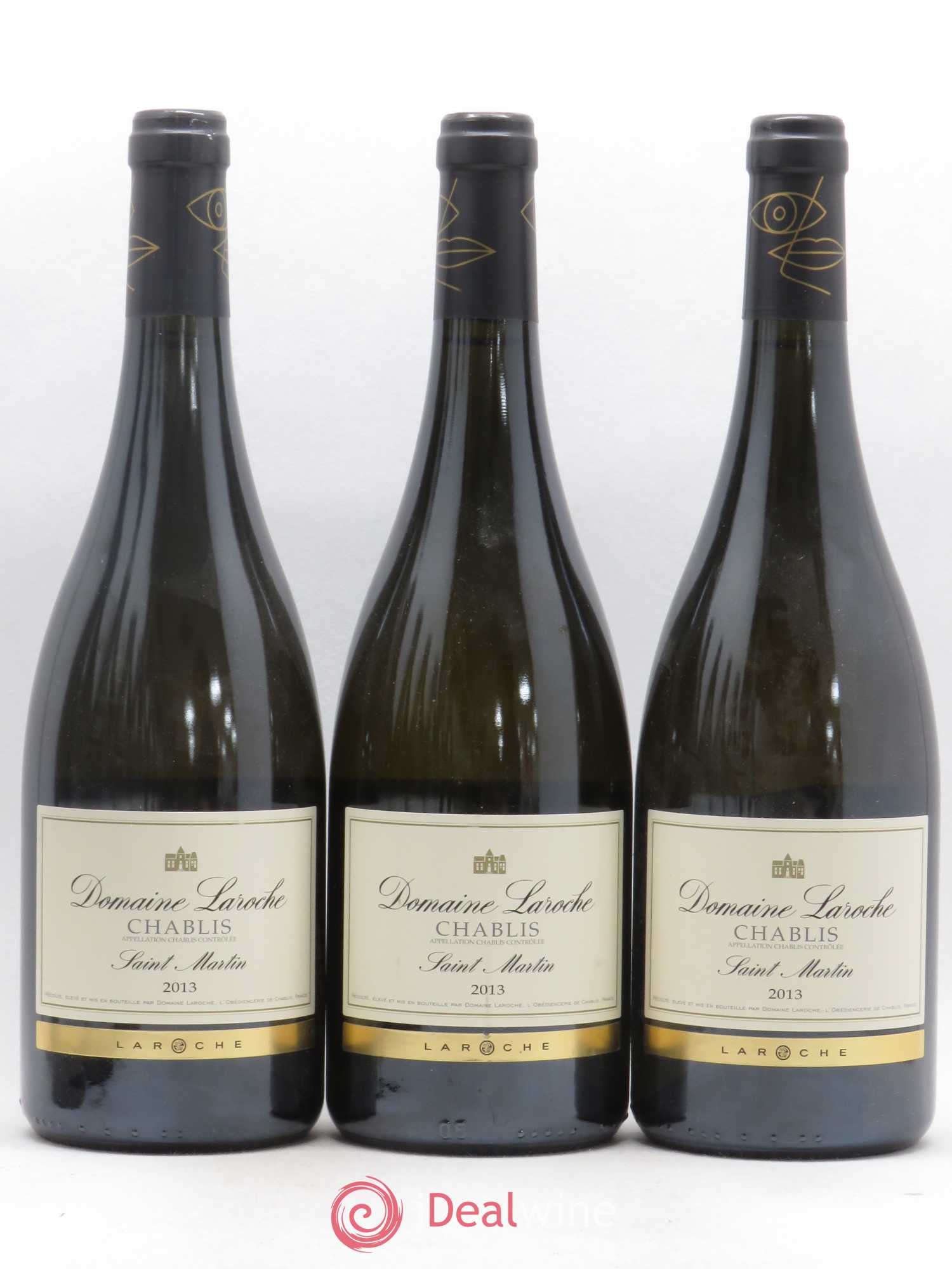Chablis Saint Martin Domaine Laroche 2013 - Lot de 3 bouteilles - 0