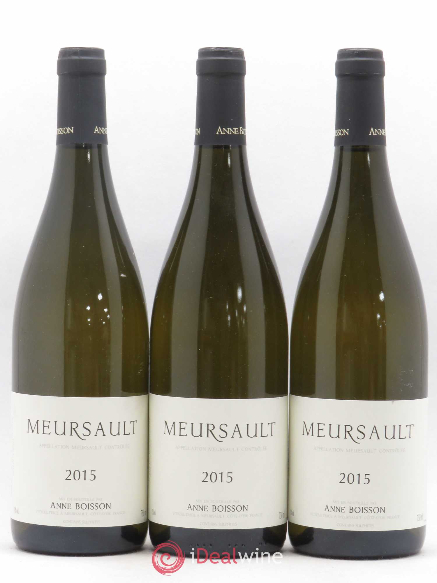 Meursault Anne Boisson 2015 - Lot de 3 bouteilles - 0