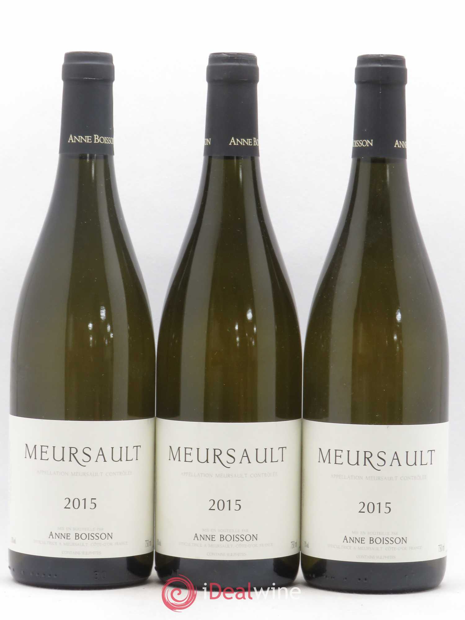 Meursault Anne Boisson 2015 - Lot de 3 bouteilles - 0