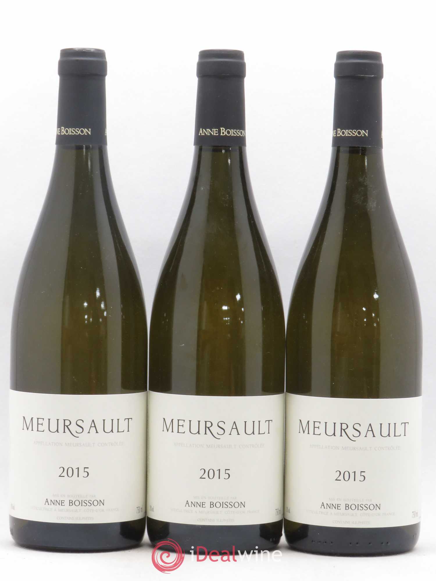 Meursault Anne Boisson 2015 - Lot de 3 bouteilles - 0
