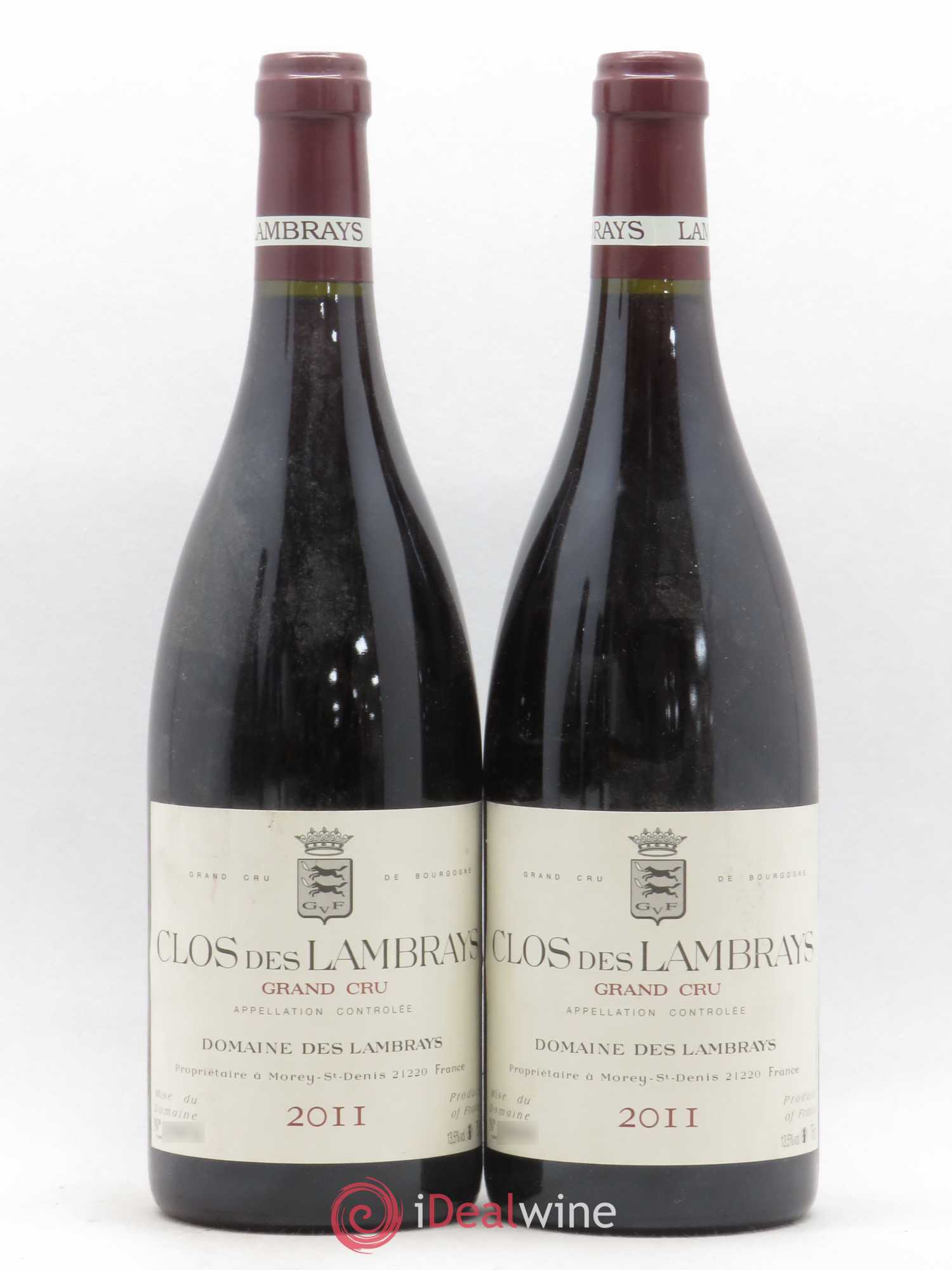Clos des Lambrays Grand Cru Domaine des Lambrays 2011 - Lot de 2 bouteilles - 0