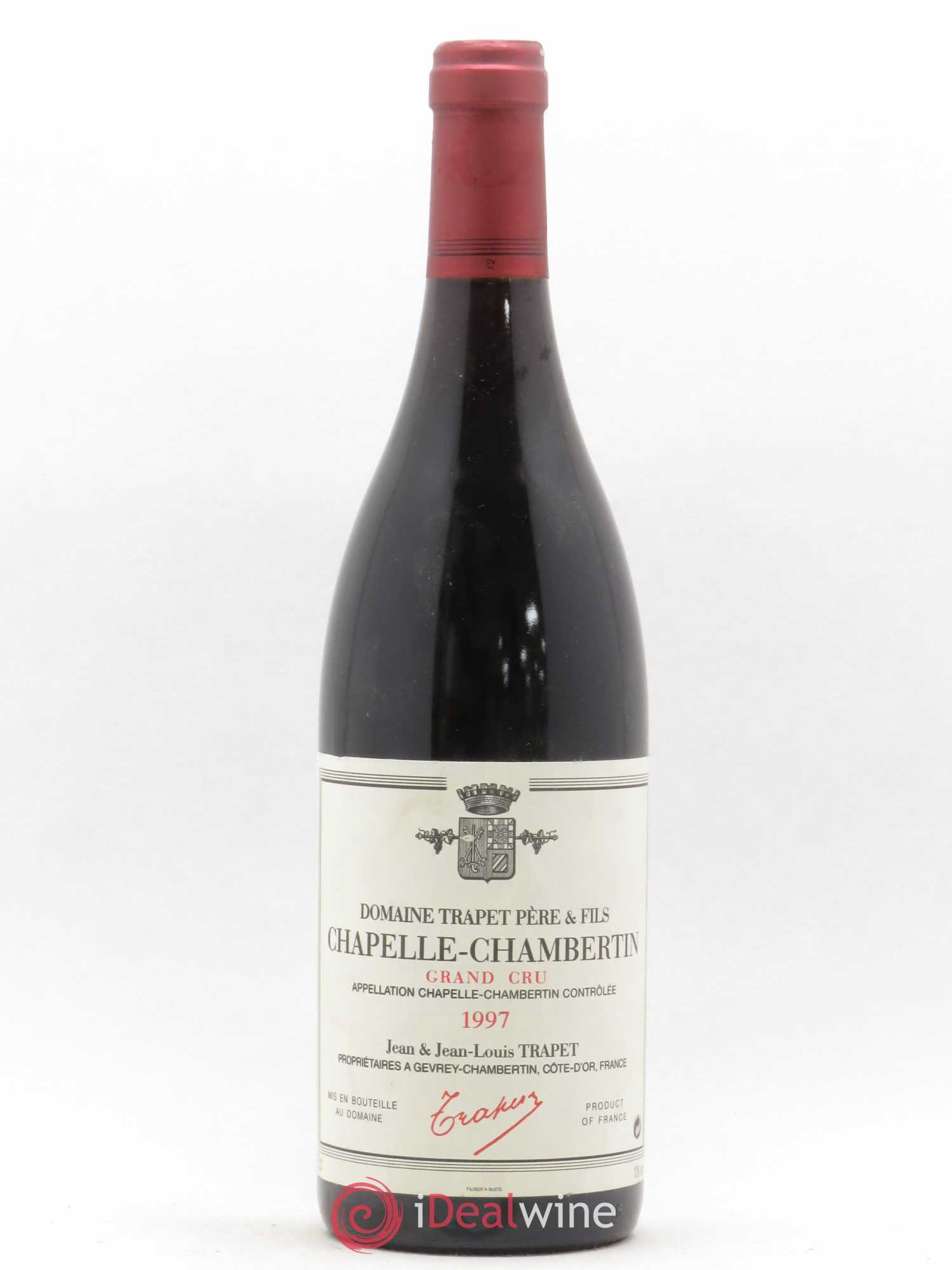 Chapelle-Chambertin Grand Cru Domaine Trapet 1997 - Lot de 1 bouteille - 0