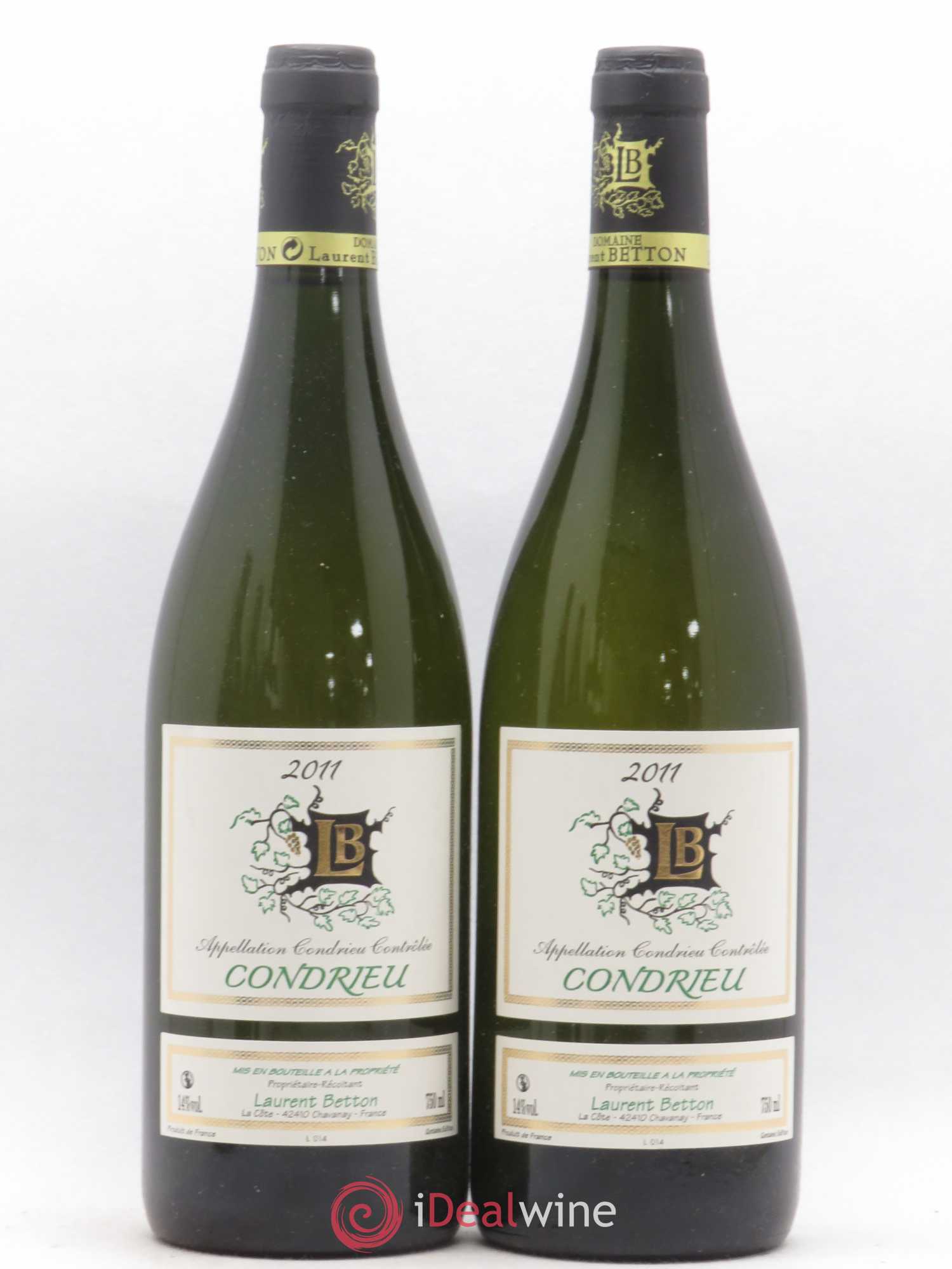 Condrieu Laurent Betton 2011 - Posten von 2 Flaschen - 0