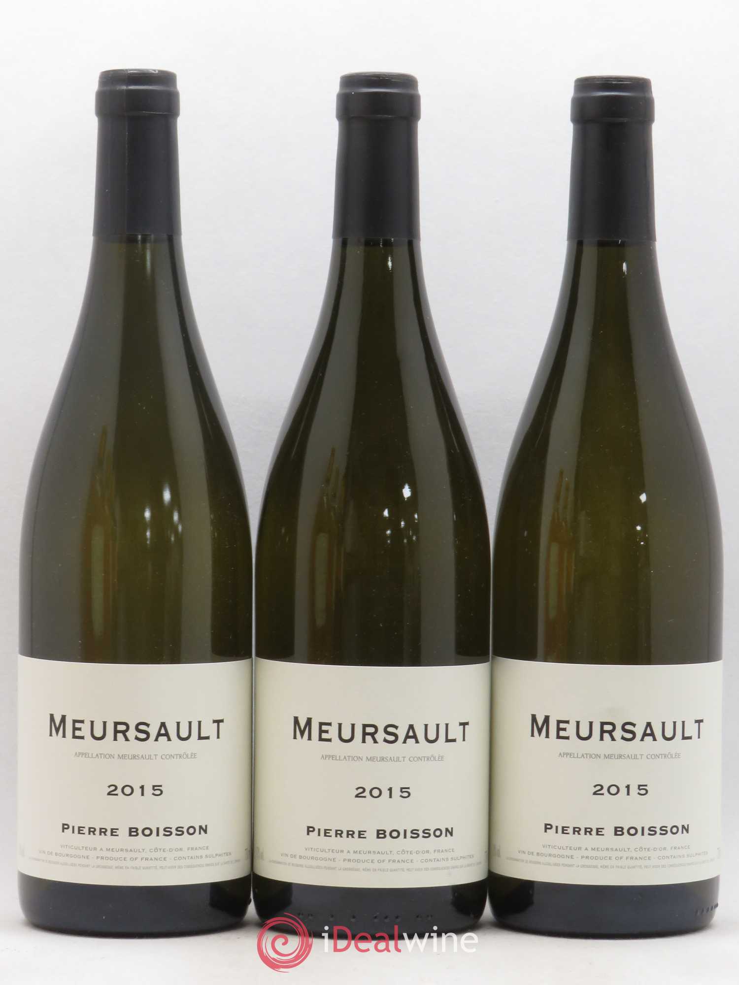 Meursault Pierre Boisson (Domaine) 2015 - Lot de 3 bouteilles - 0