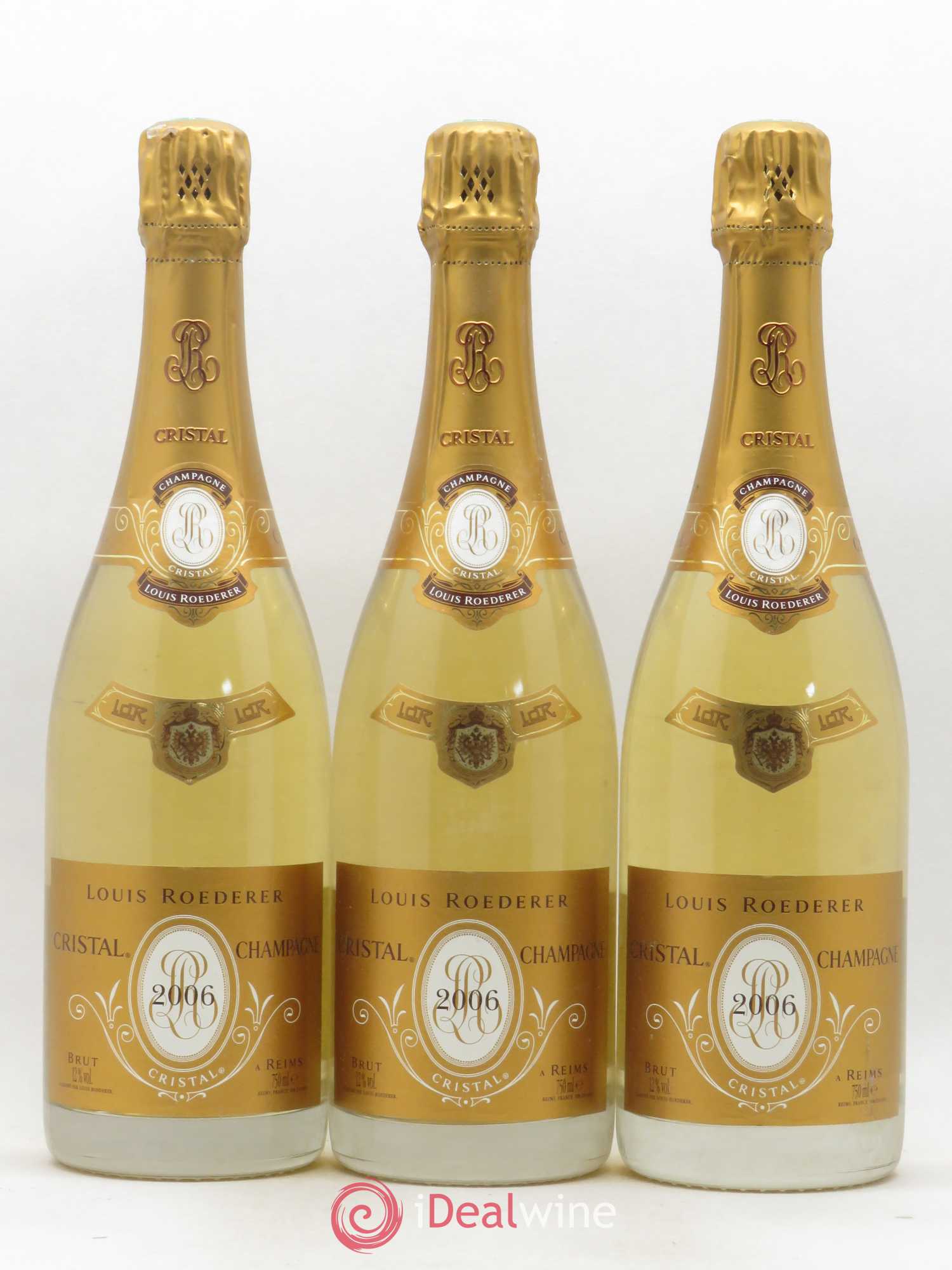 Cristal Louis Roederer 2006 - Lot de 3 bouteilles - 0